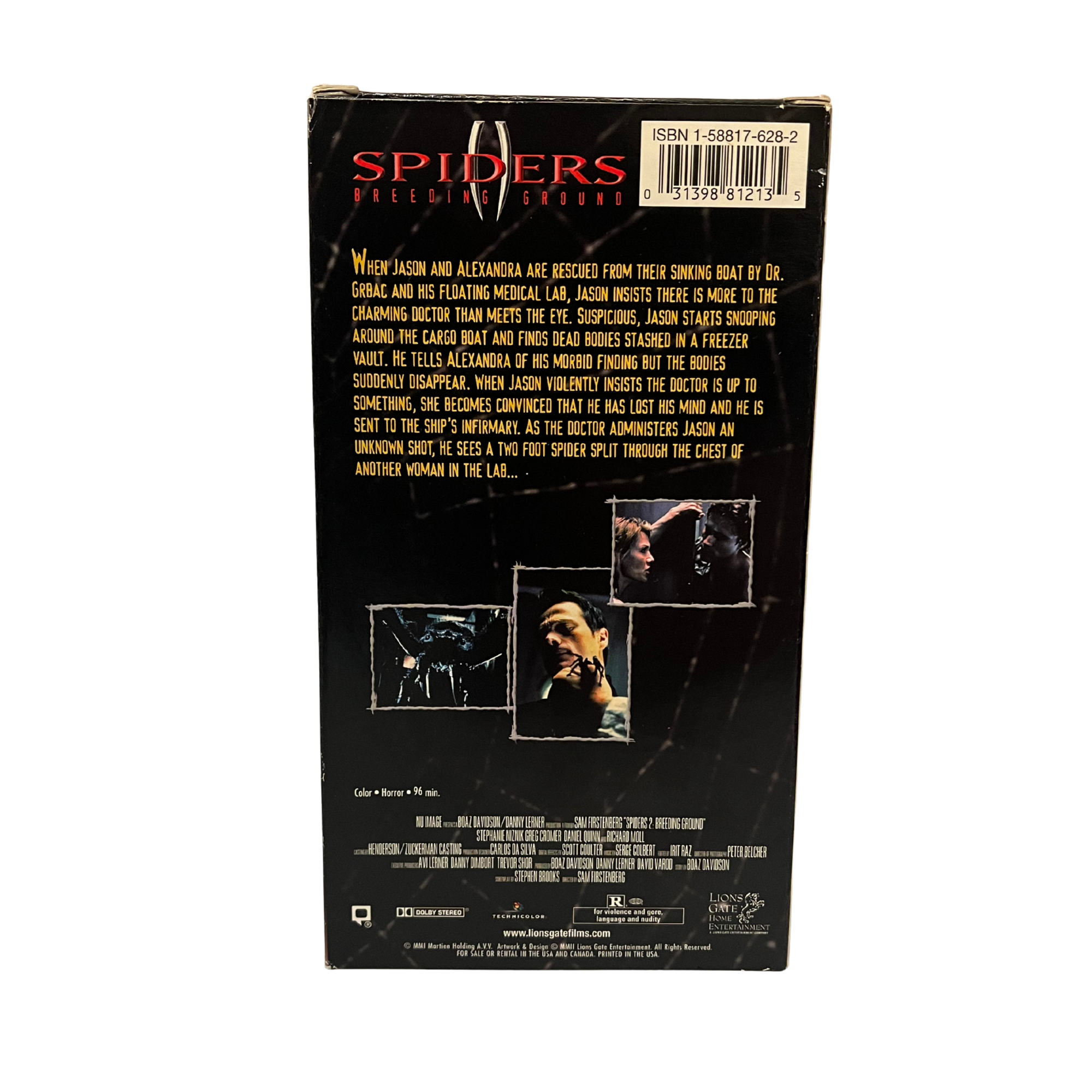 Spiders: Breeding Ground VHS Tape
