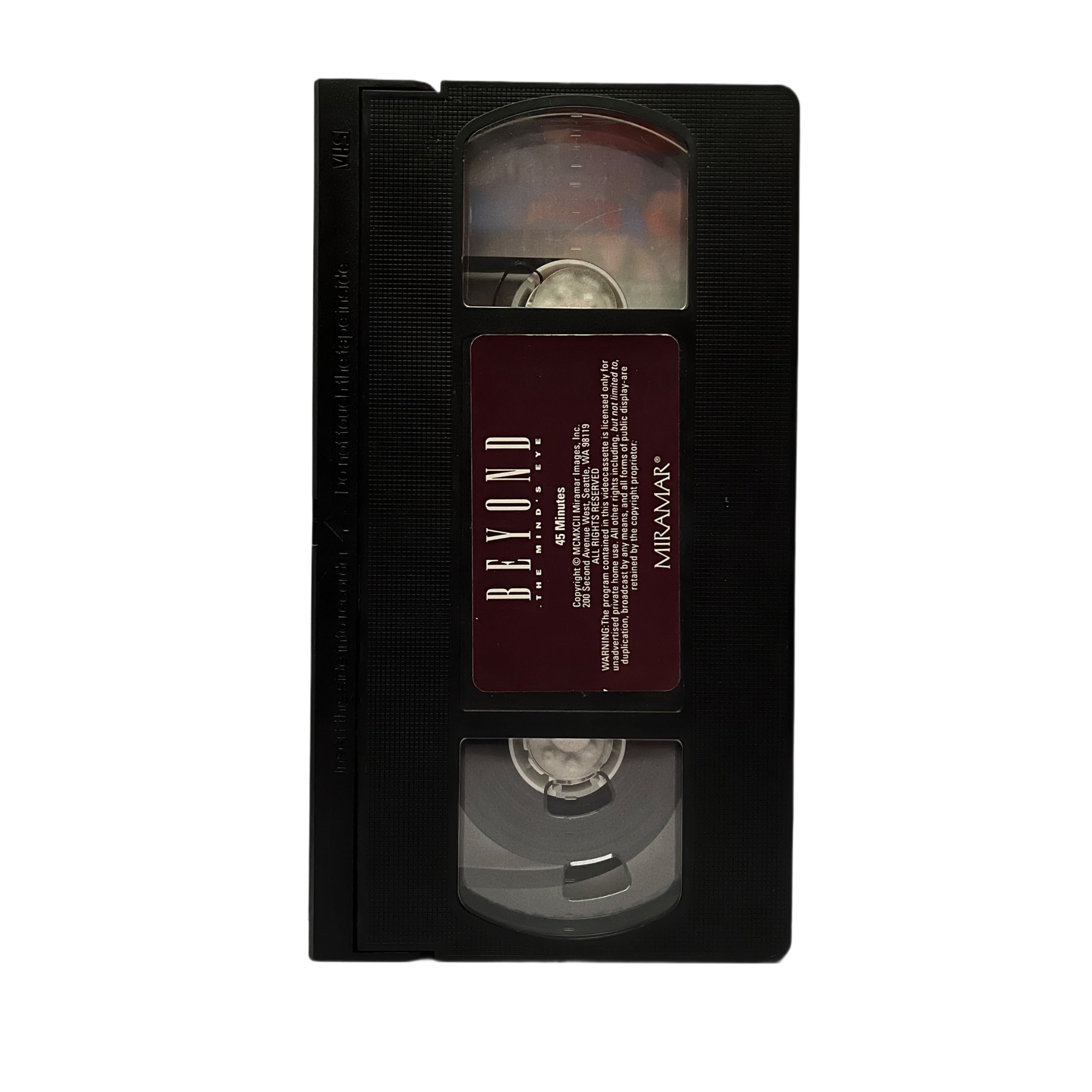 Beyond The Mind's Eye: A Computer Animation Odyssey VHS Tape