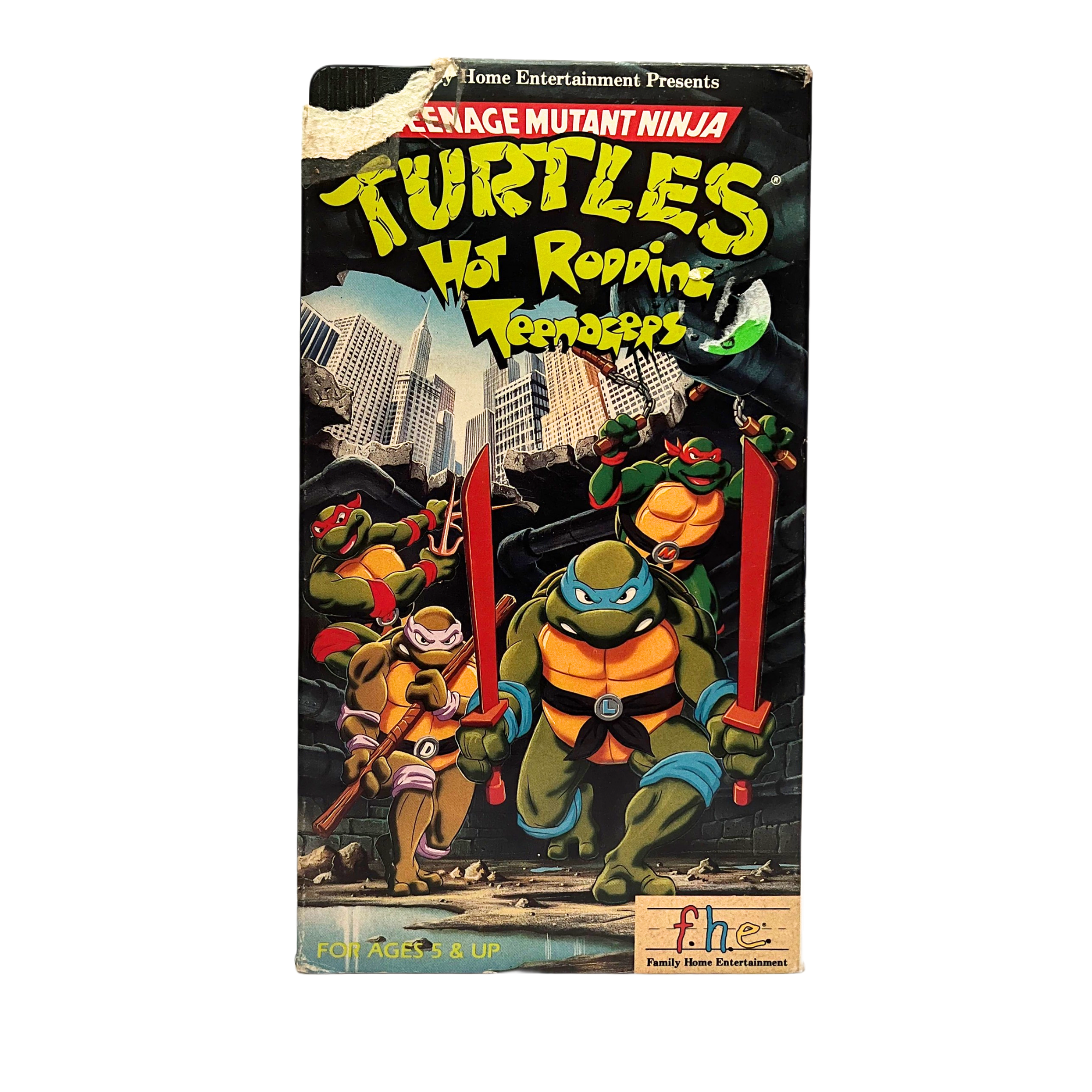 Teenage Mutant Ninja Turtles: Hot Rodding Teenagers VHS Tape