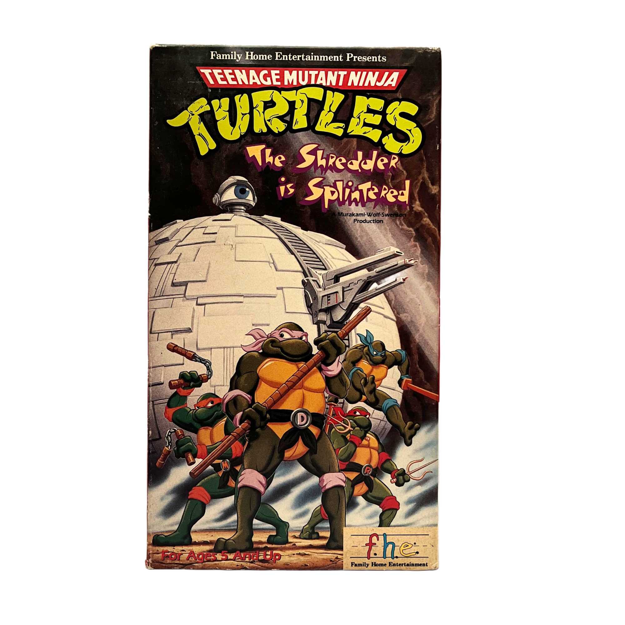 Teenage Mutant Ninja Turtles: Shredder Is Splintered VHS Tape
