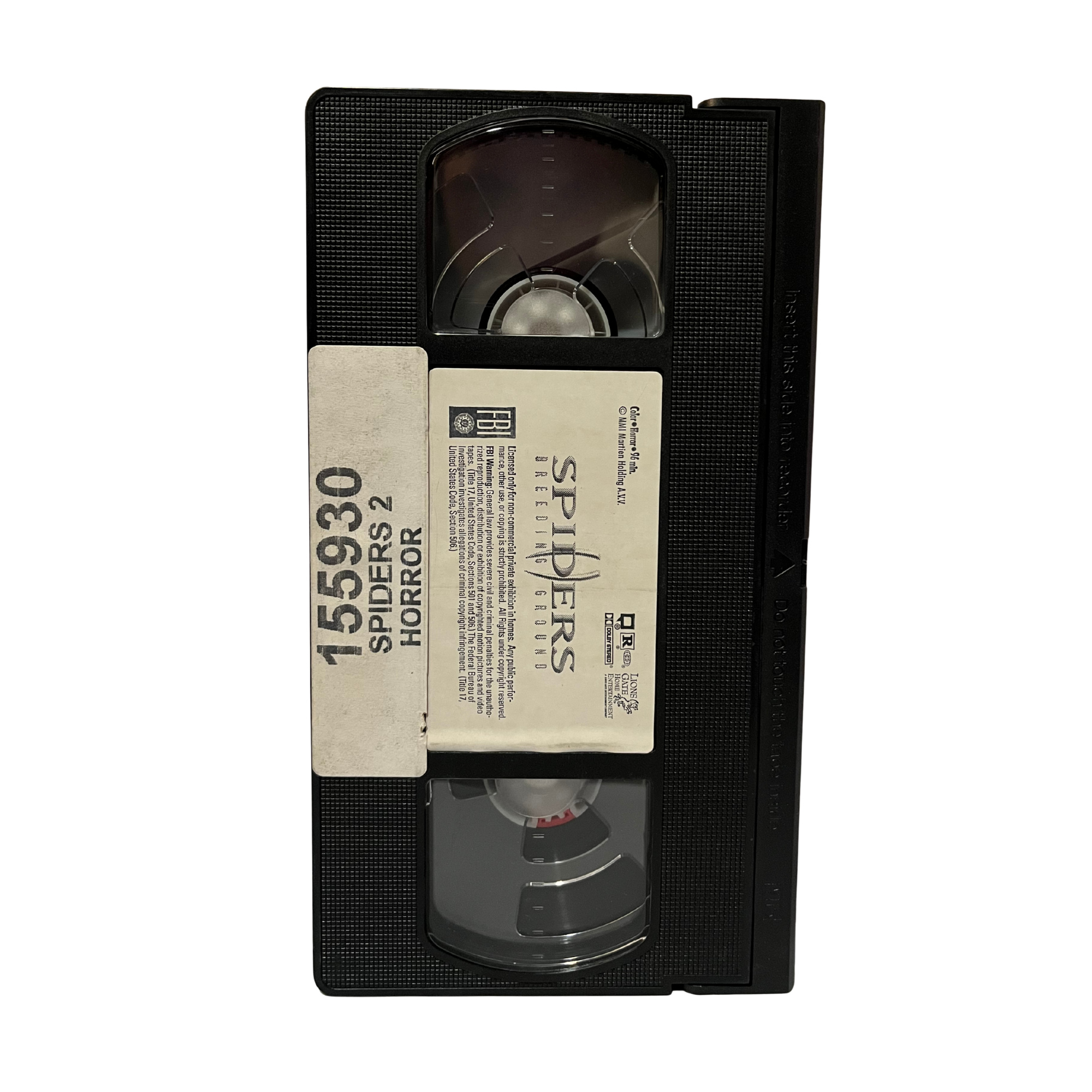 Spiders: Breeding Ground VHS Tape