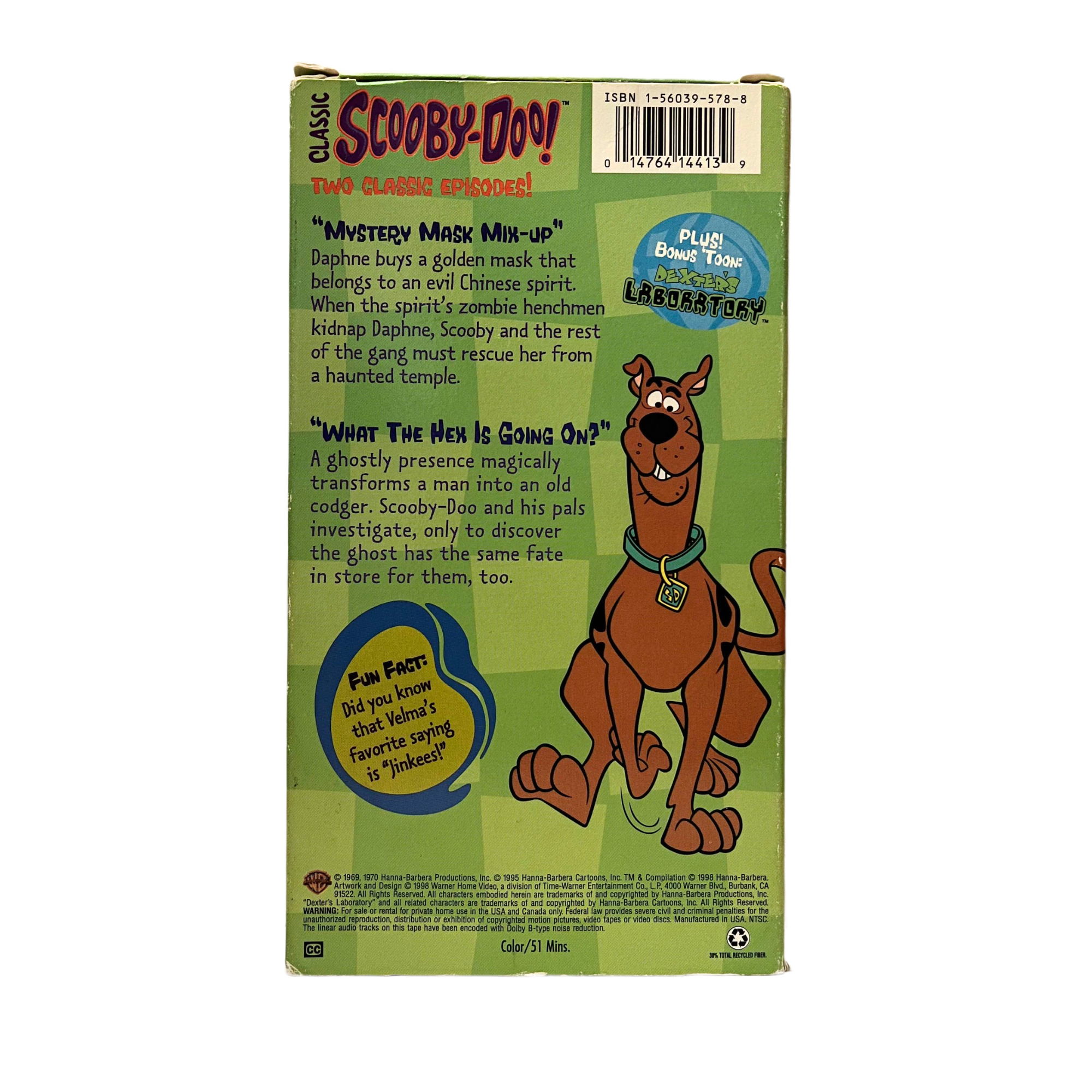 Classic Scooby-Doo: Mystery Mask Mix-Up VHS Tape