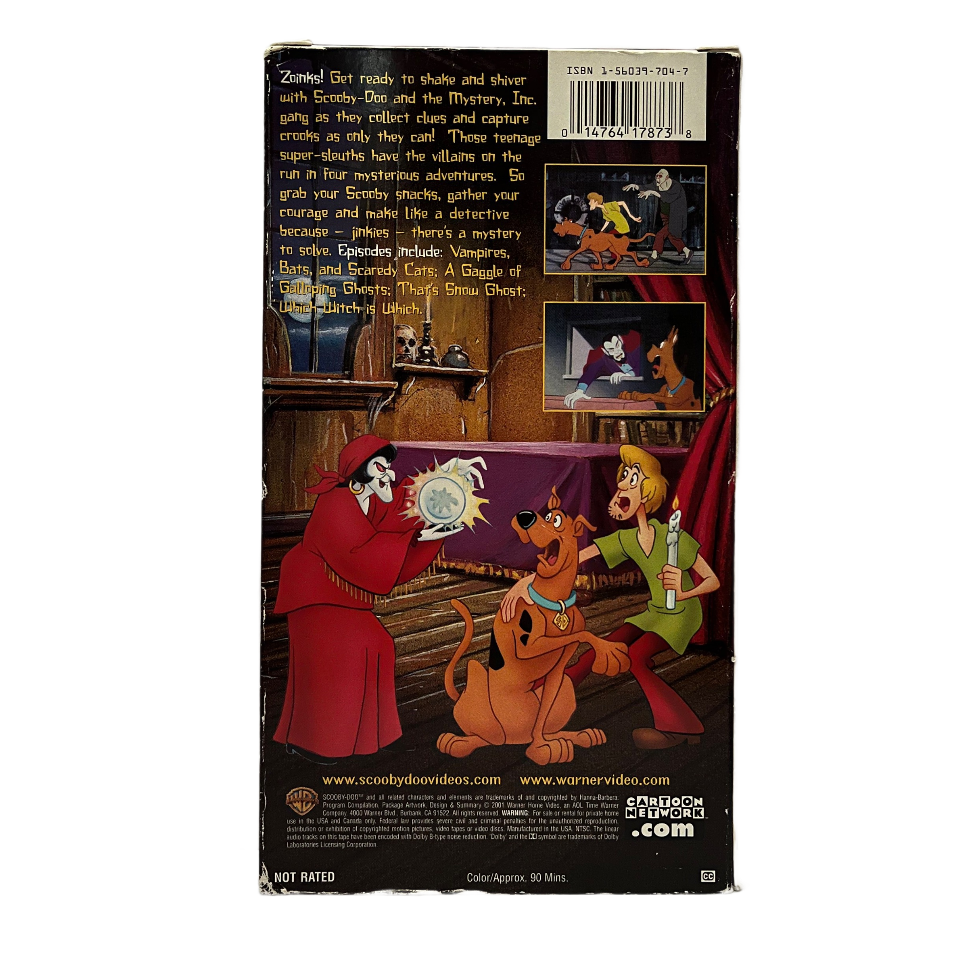 Scooby-Doo's Spookiest Tales VHS Tape