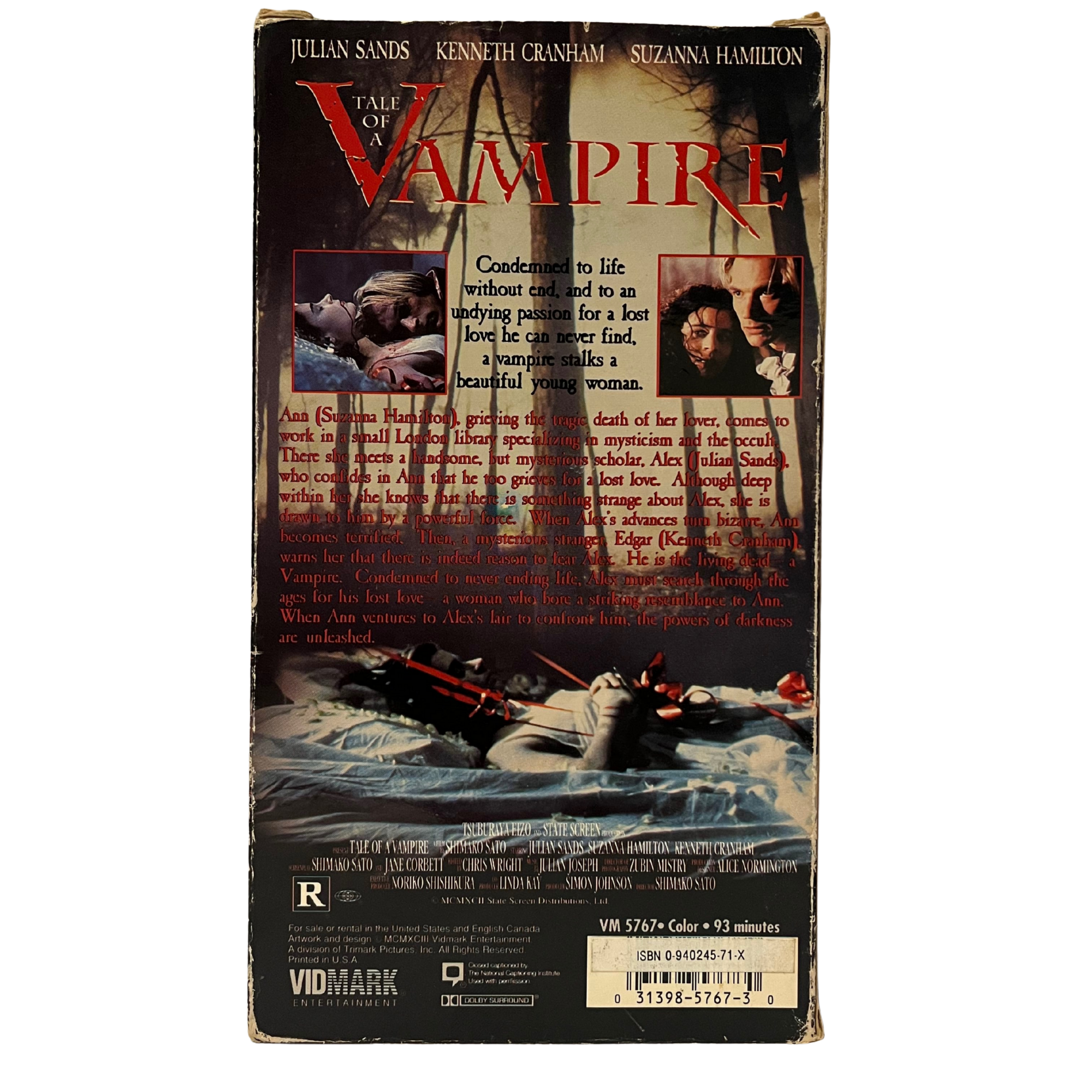 Tale of a Vampire VHS Tape