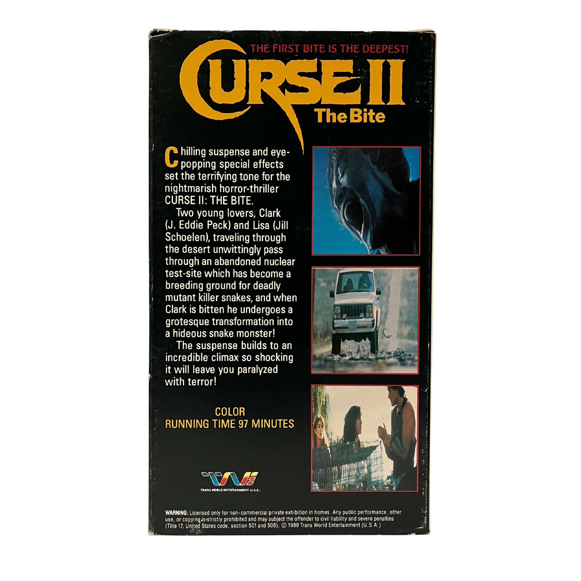 Curse II: The Bite VHS