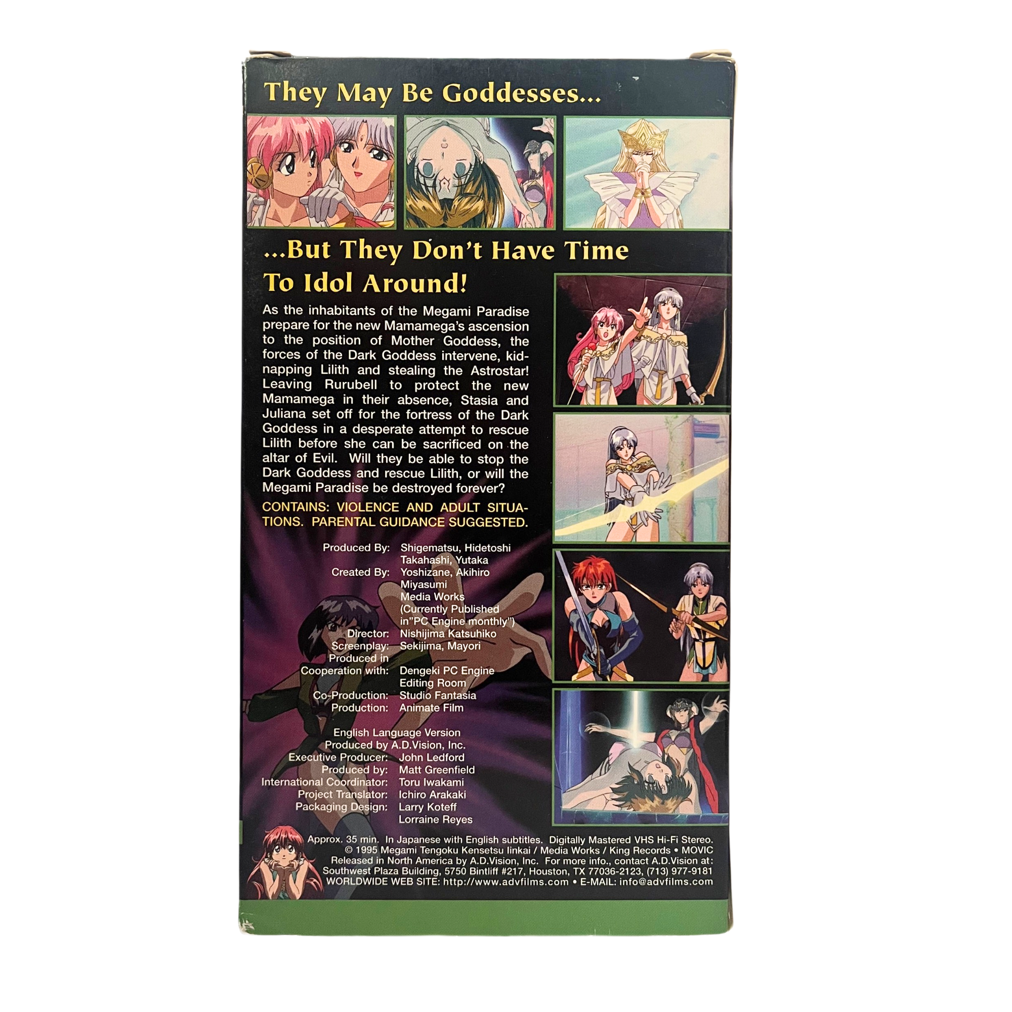 Megami Paradise Vol. 2 VHS Tape