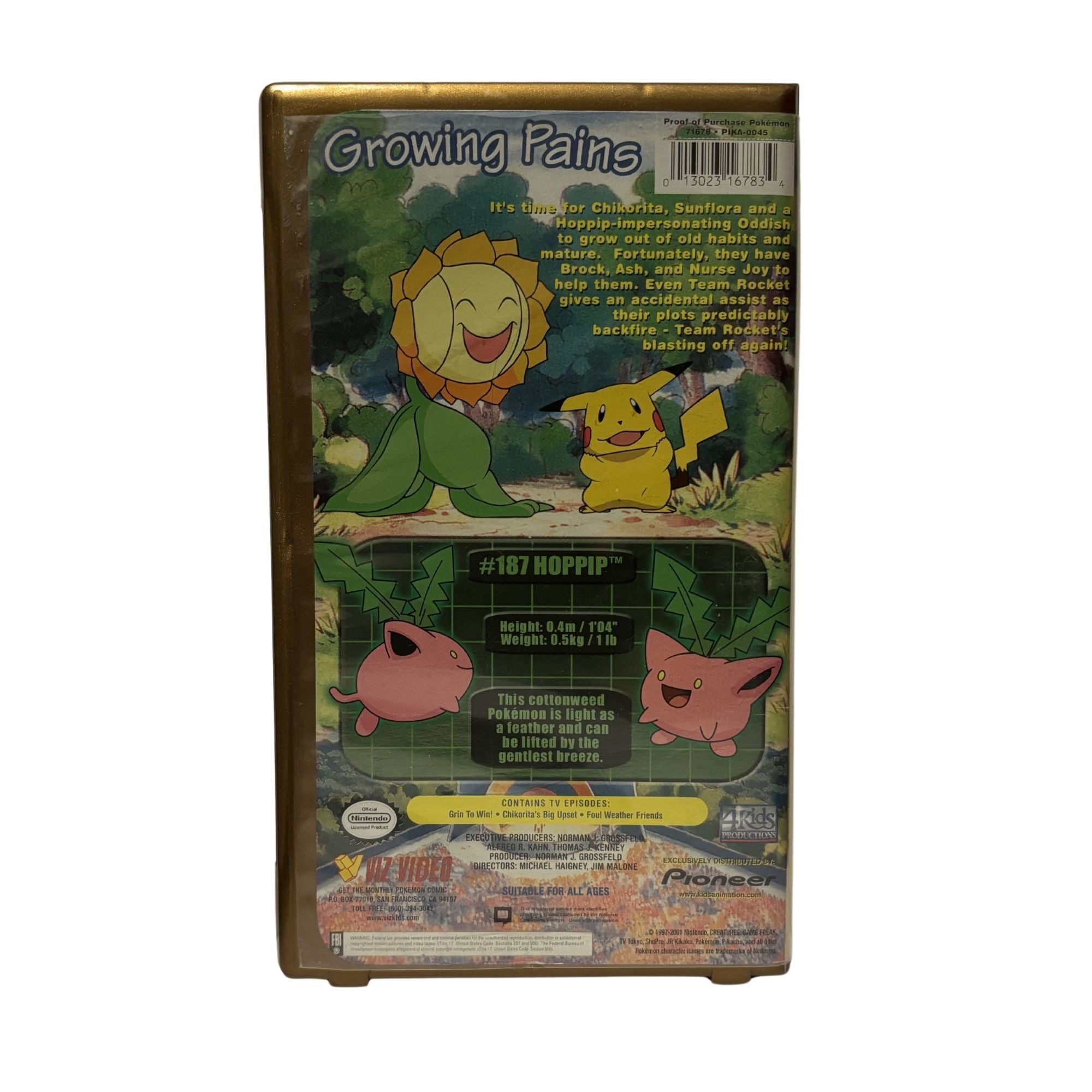 Pokemon Johto Journeys: Team Green! VHS Tape