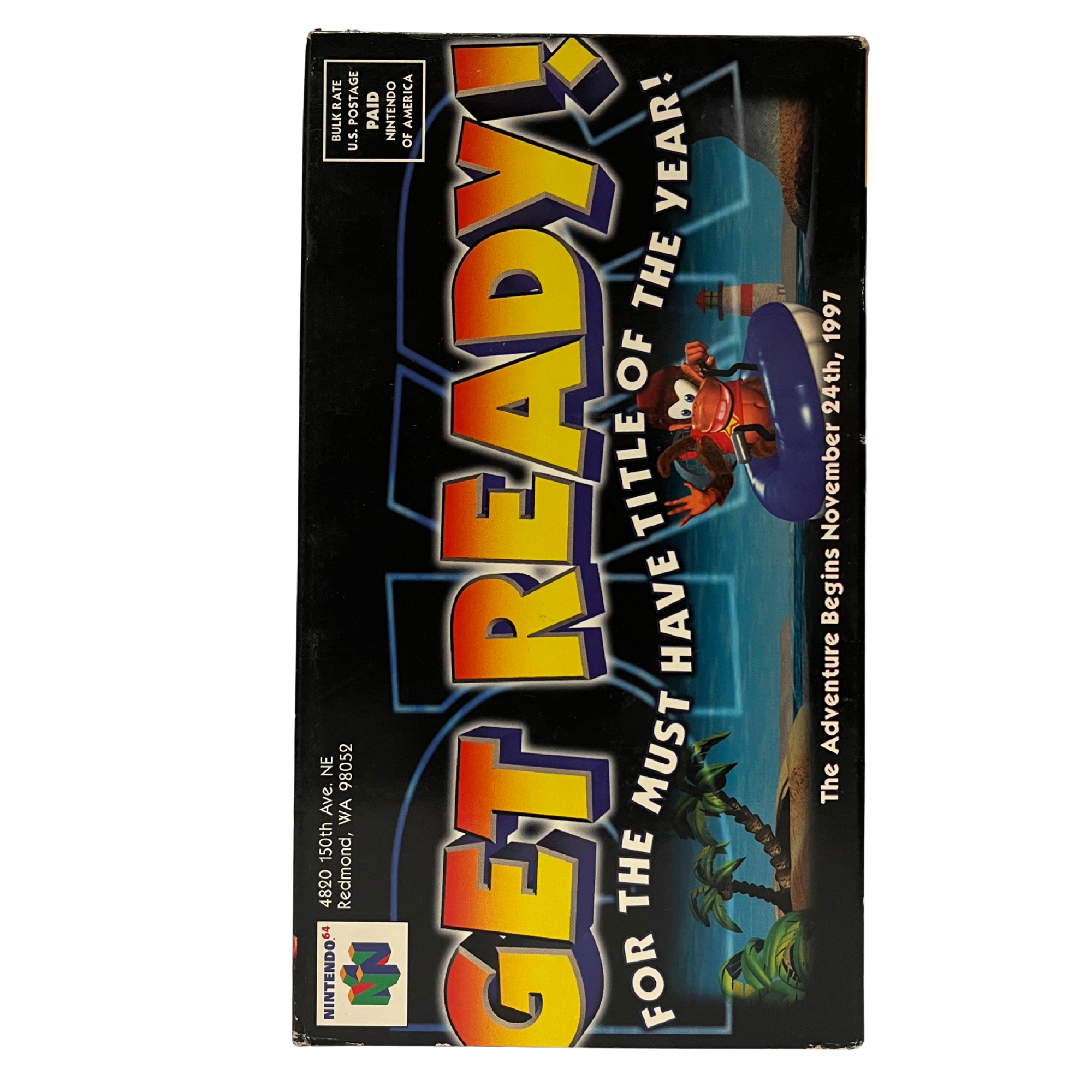 Nintendo 64 Diddy Kong Racing VHS Tape