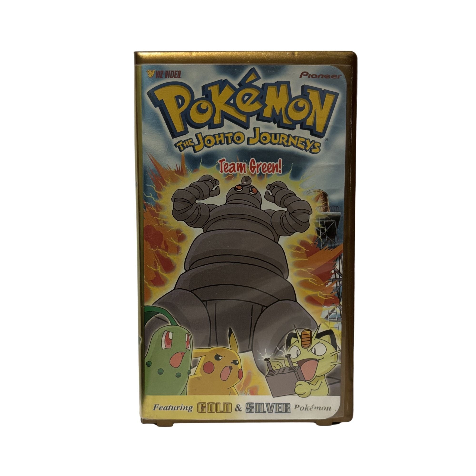 Pokemon Johto Journeys: Team Green! VHS Tape