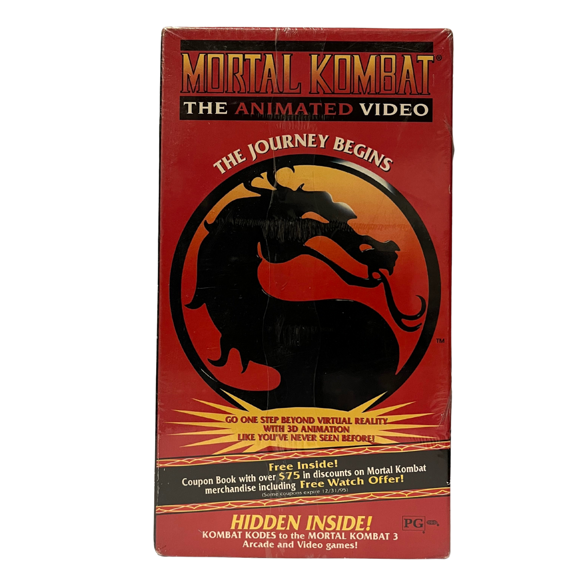 Mortal Kombat The Animated Video VHS Tape Sealed