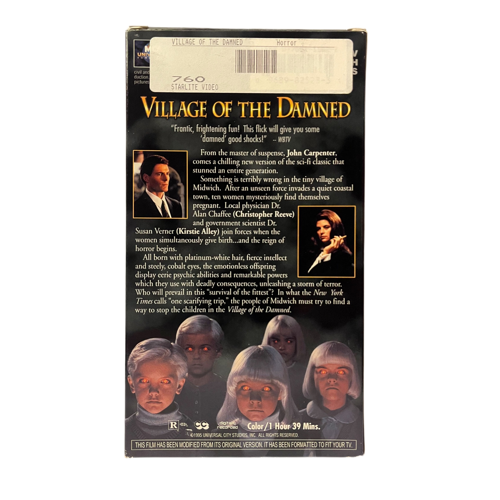 Village of the Damned VHS Tape