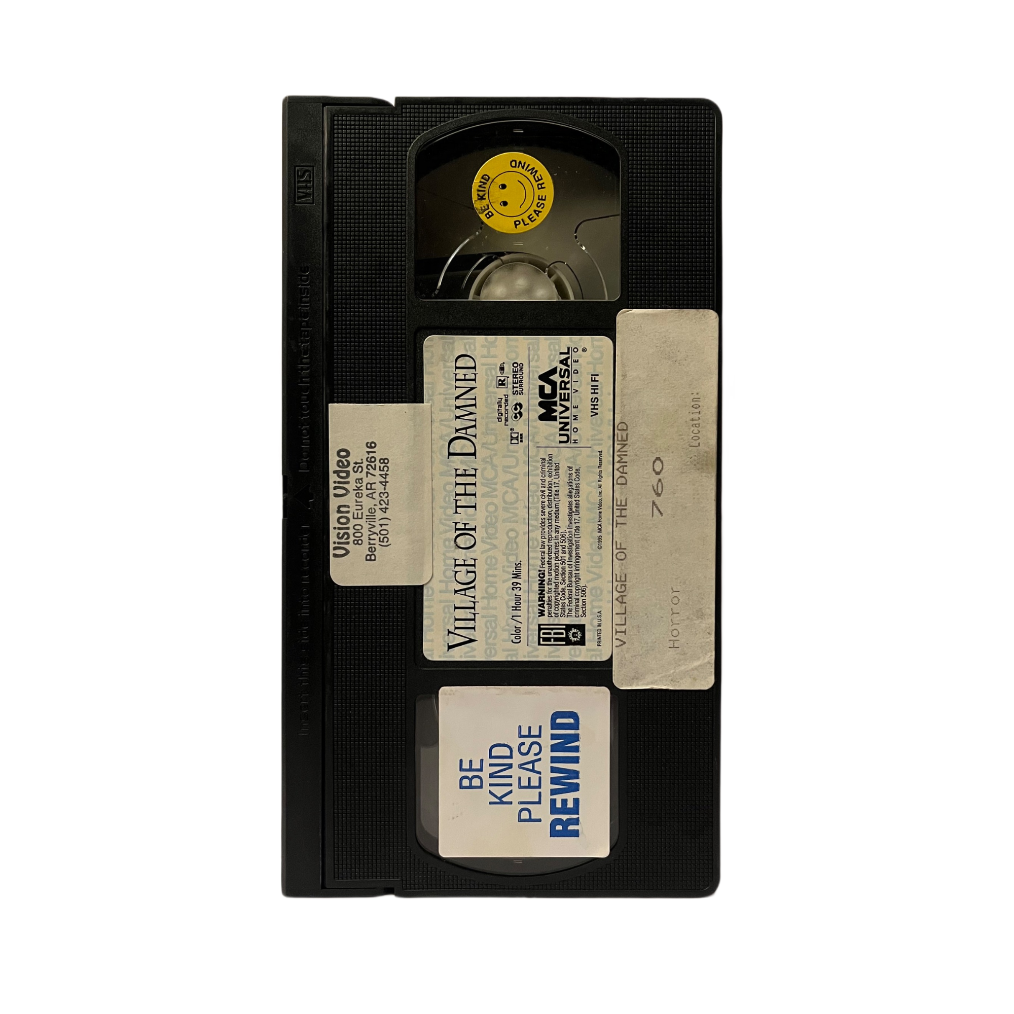 Village of the Damned VHS Tape