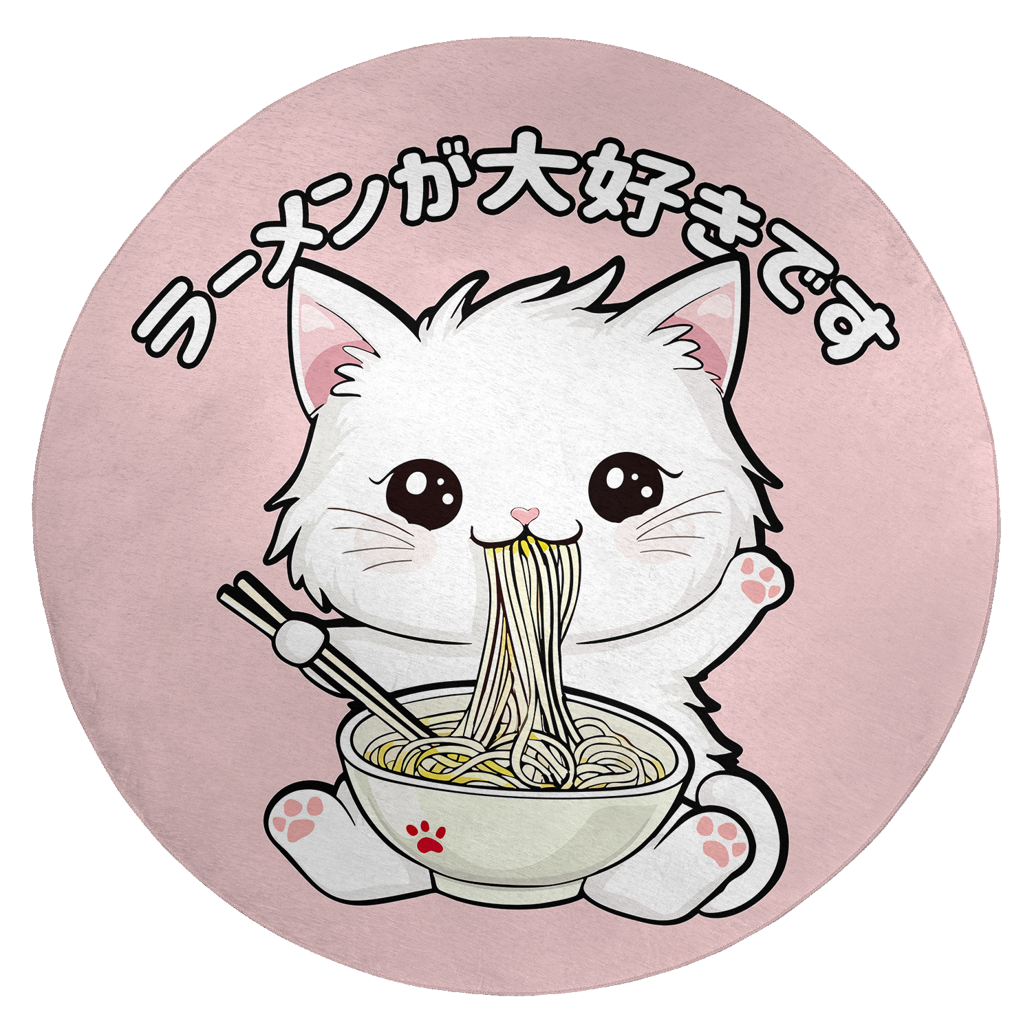 Ramen Neko Rug