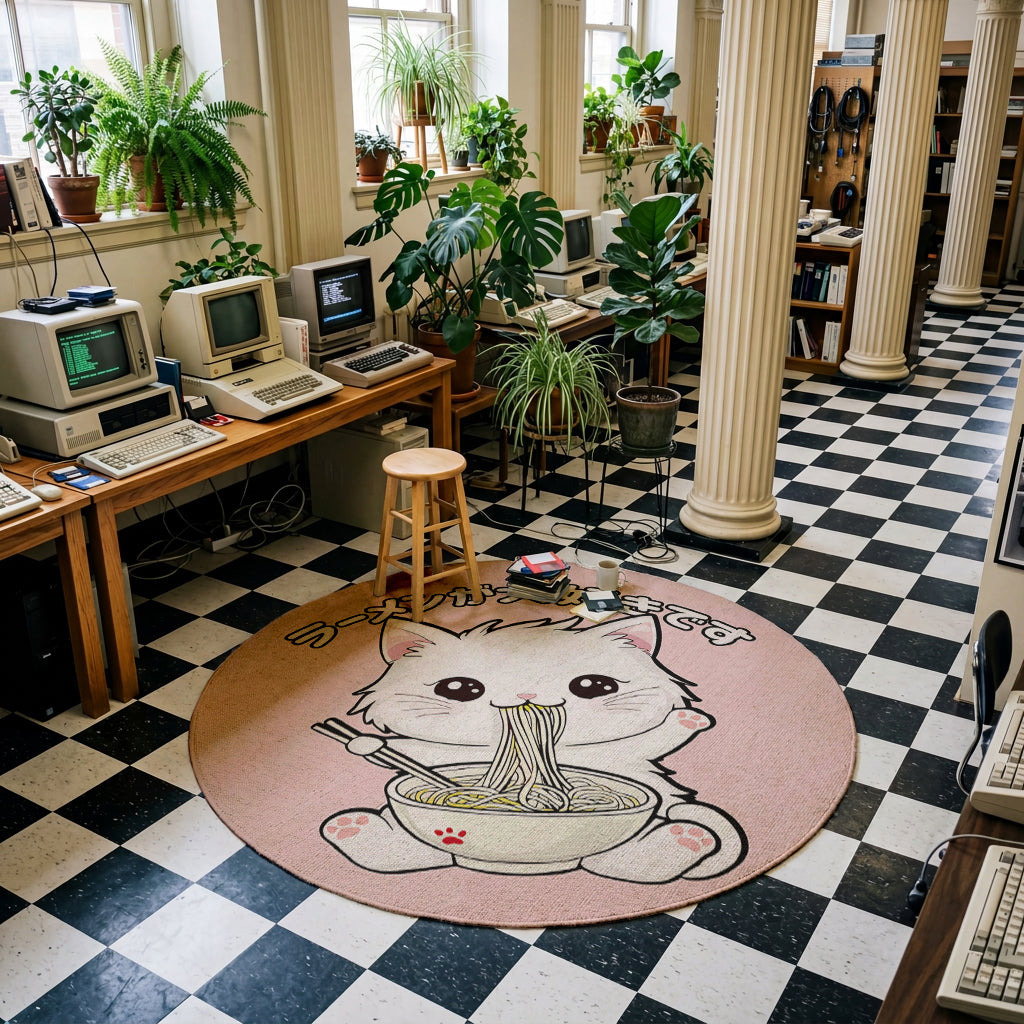 Ramen Neko Rug