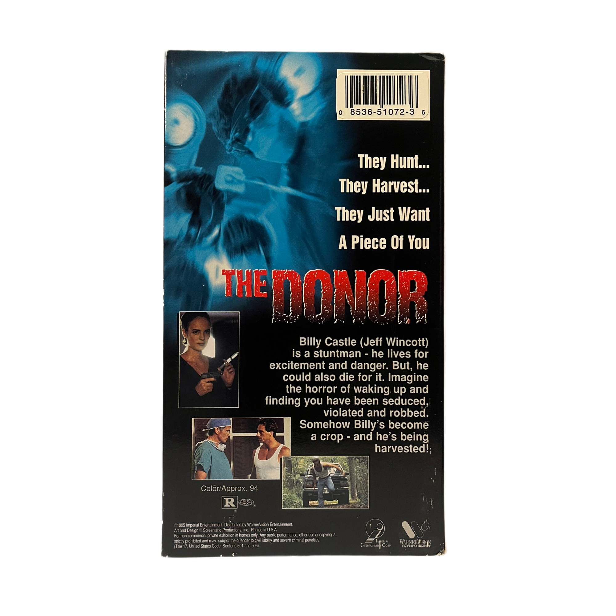 The Donor VHS Tape