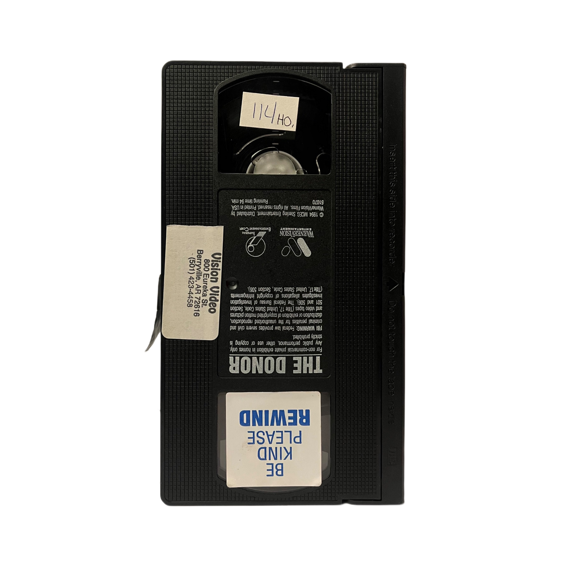 The Donor VHS Tape