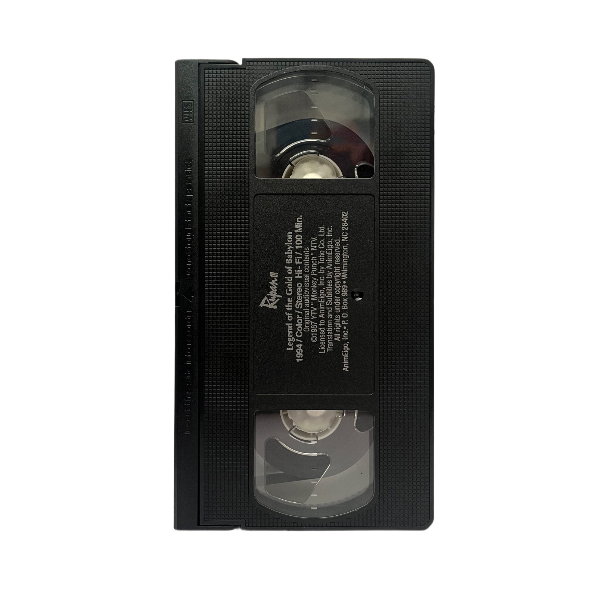 Lupin III: Legend of the Gold of Babylon VHS Tape