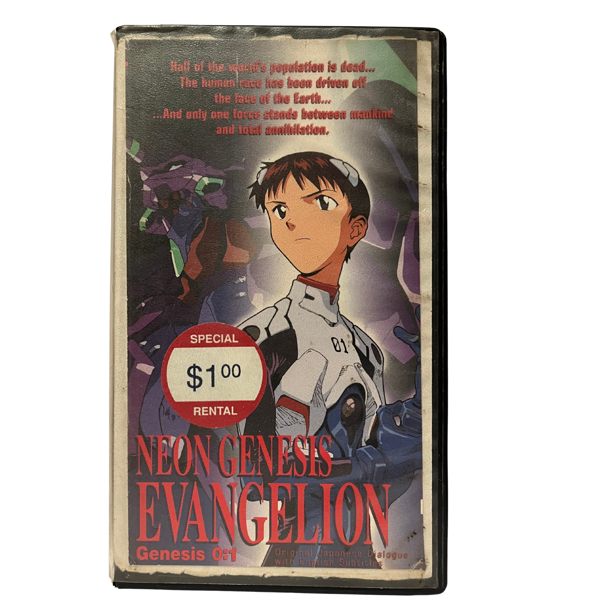 Neon Genesis Evangelion 1 VHS Tape