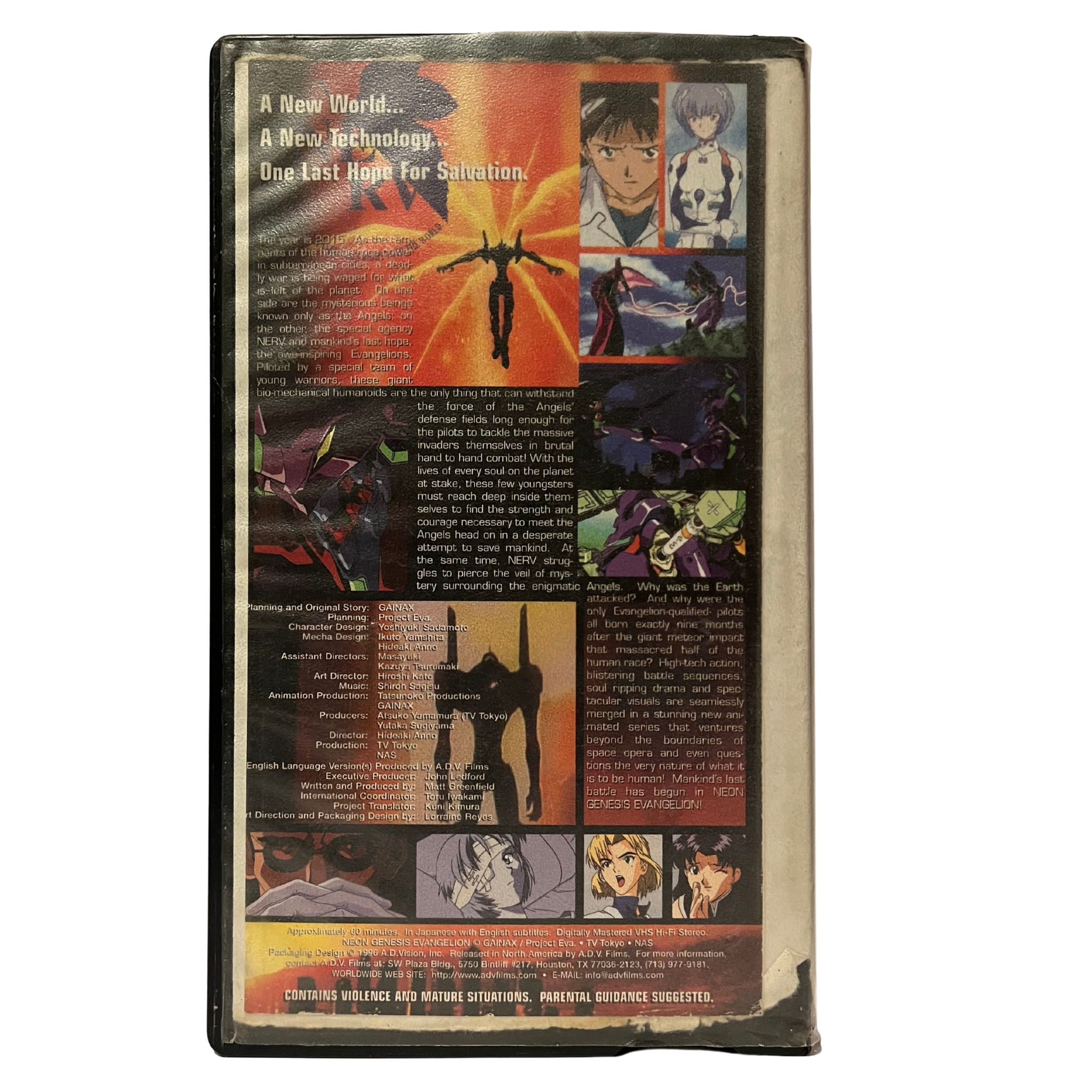 Neon Genesis Evangelion 1 VHS Tape