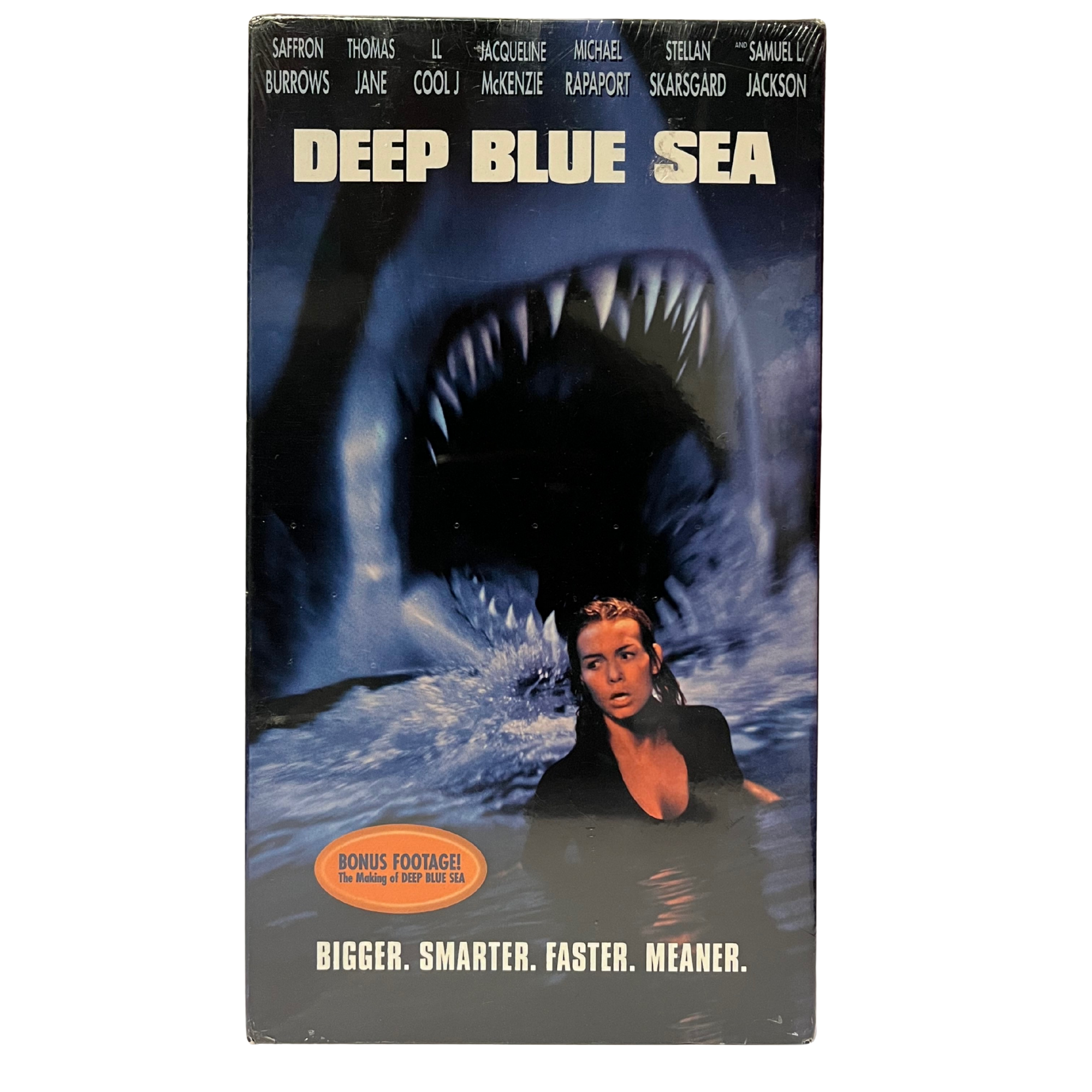 Deep Blue Sea VHS Tape