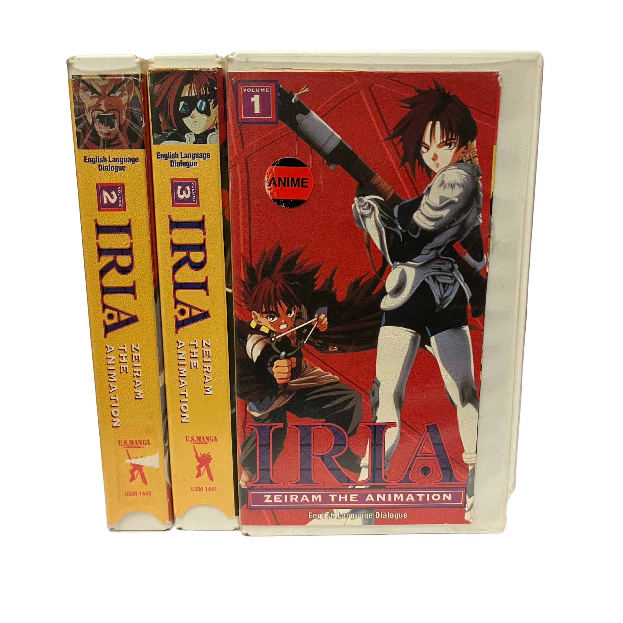 Iriai Zeiram Complete Series VHS Tapes