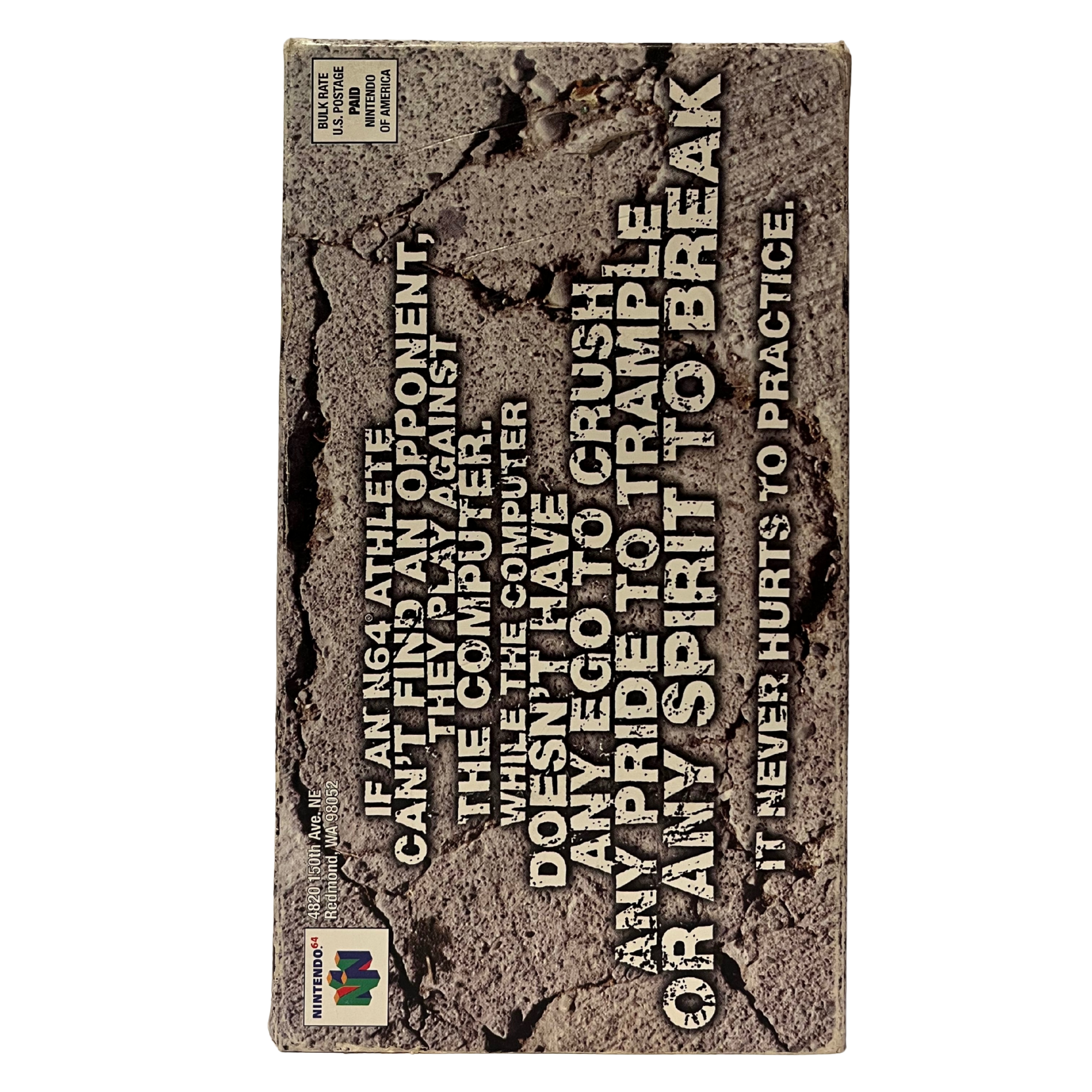 Nintendo 64 Sports VHS Tape