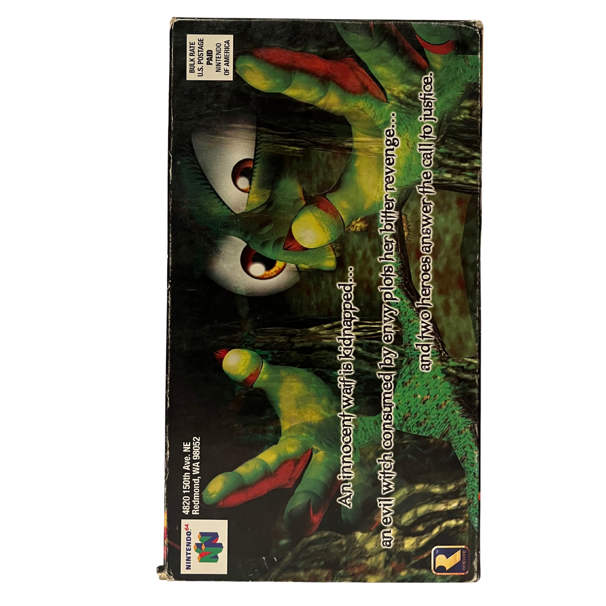 Nintendo 64 Banjo Kazooie VHS Tape