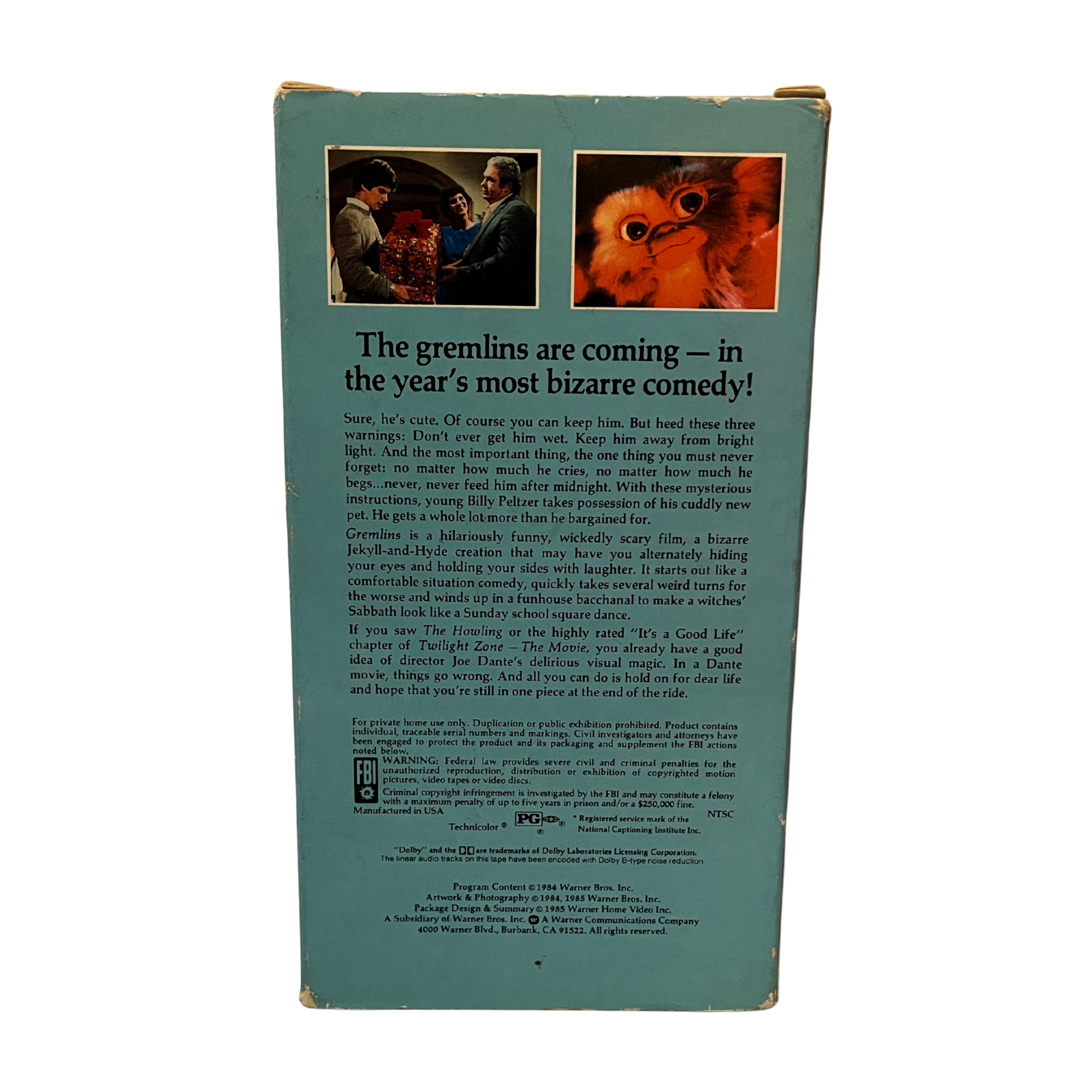 Gremlins VHS Tape