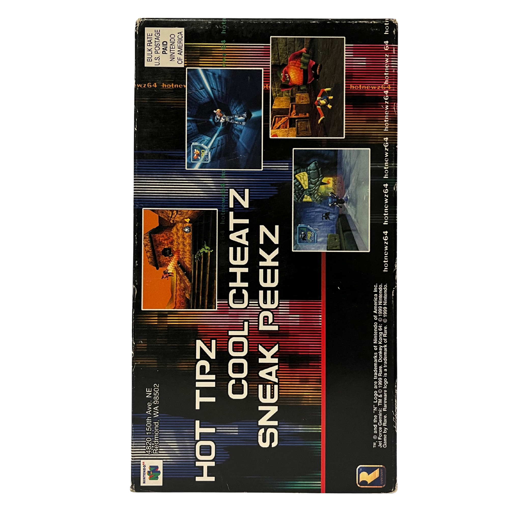 Nintendo 64 Hot Newz VHS Tape