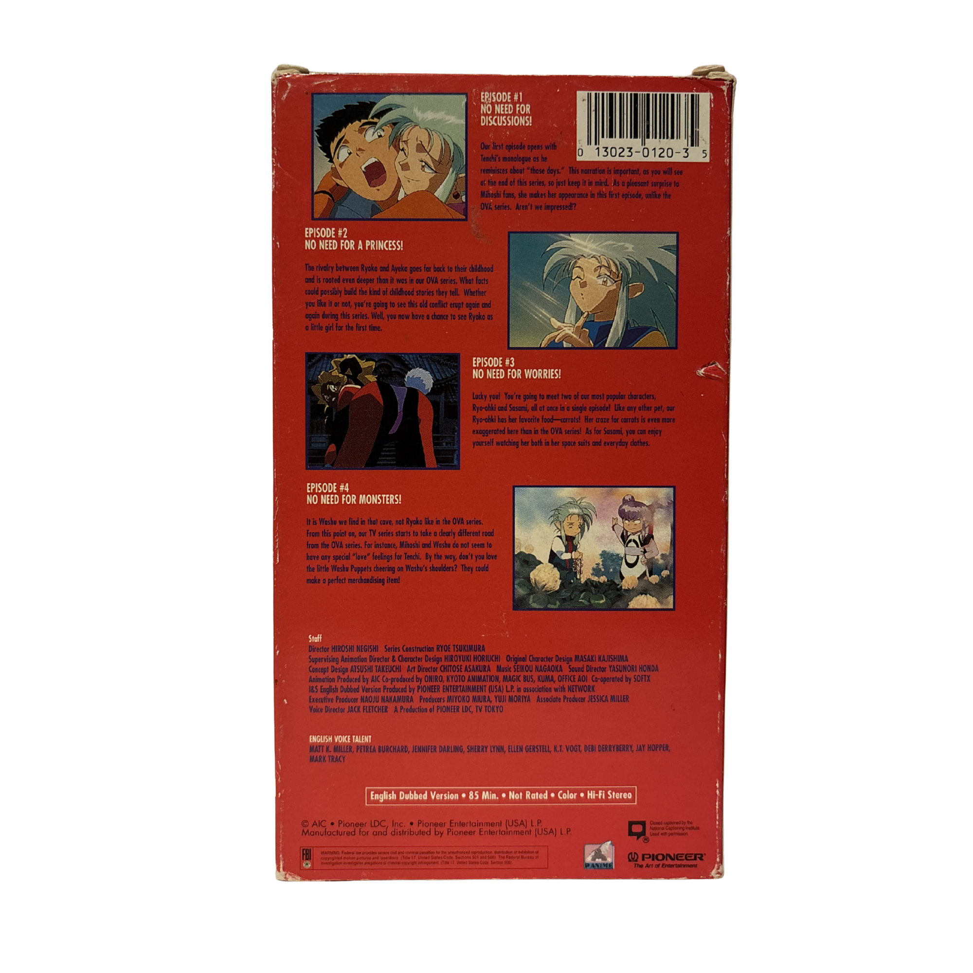Tenchi Muyo On Earth 1 VHS Tape