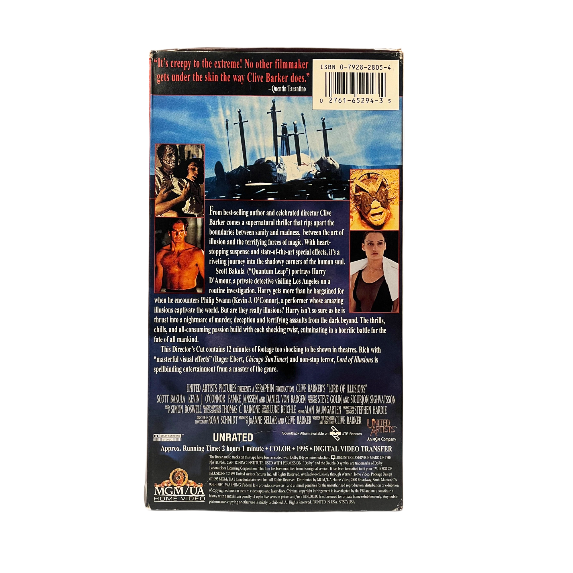 Lord of Illusions VHS Tape