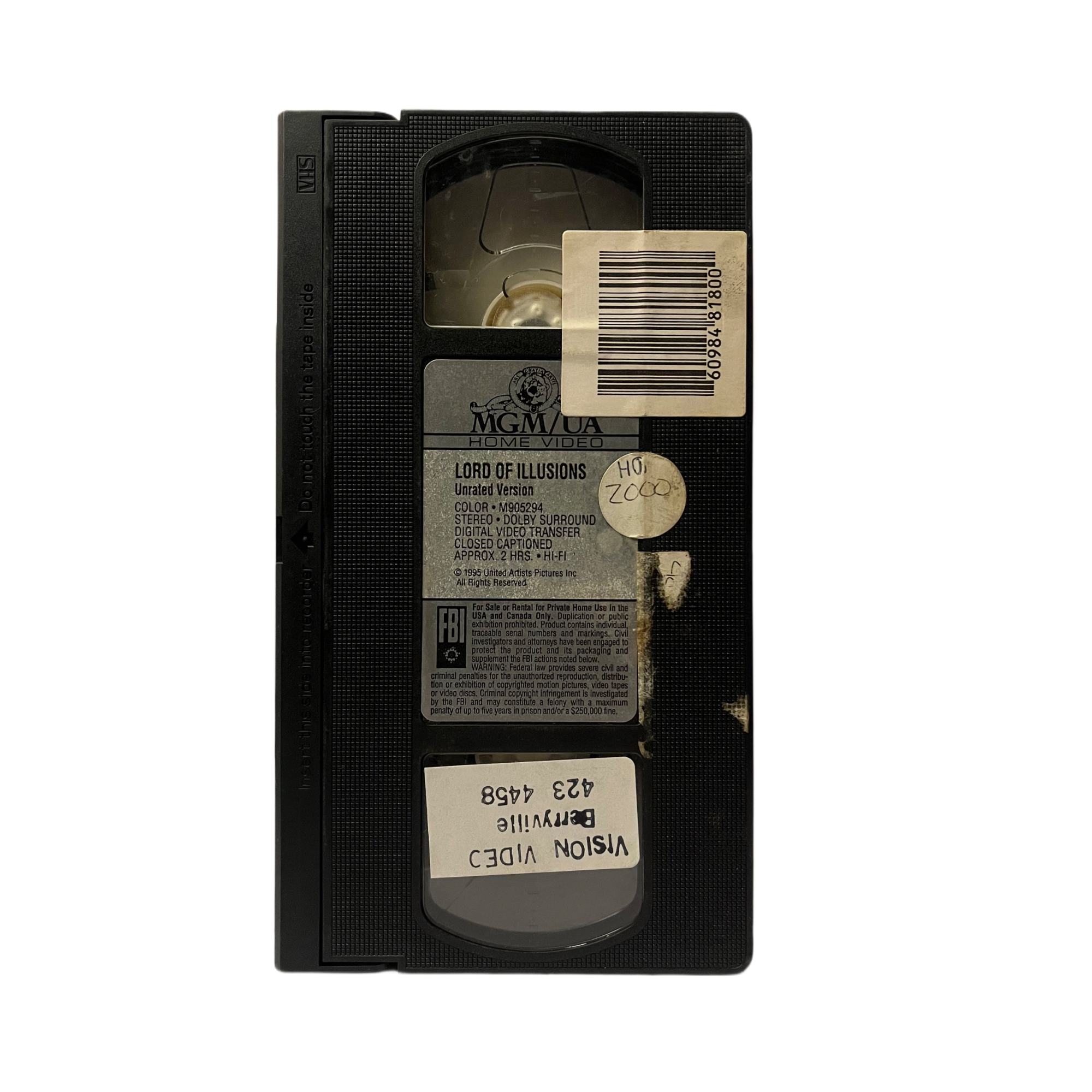 Lord of Illusions VHS Tape