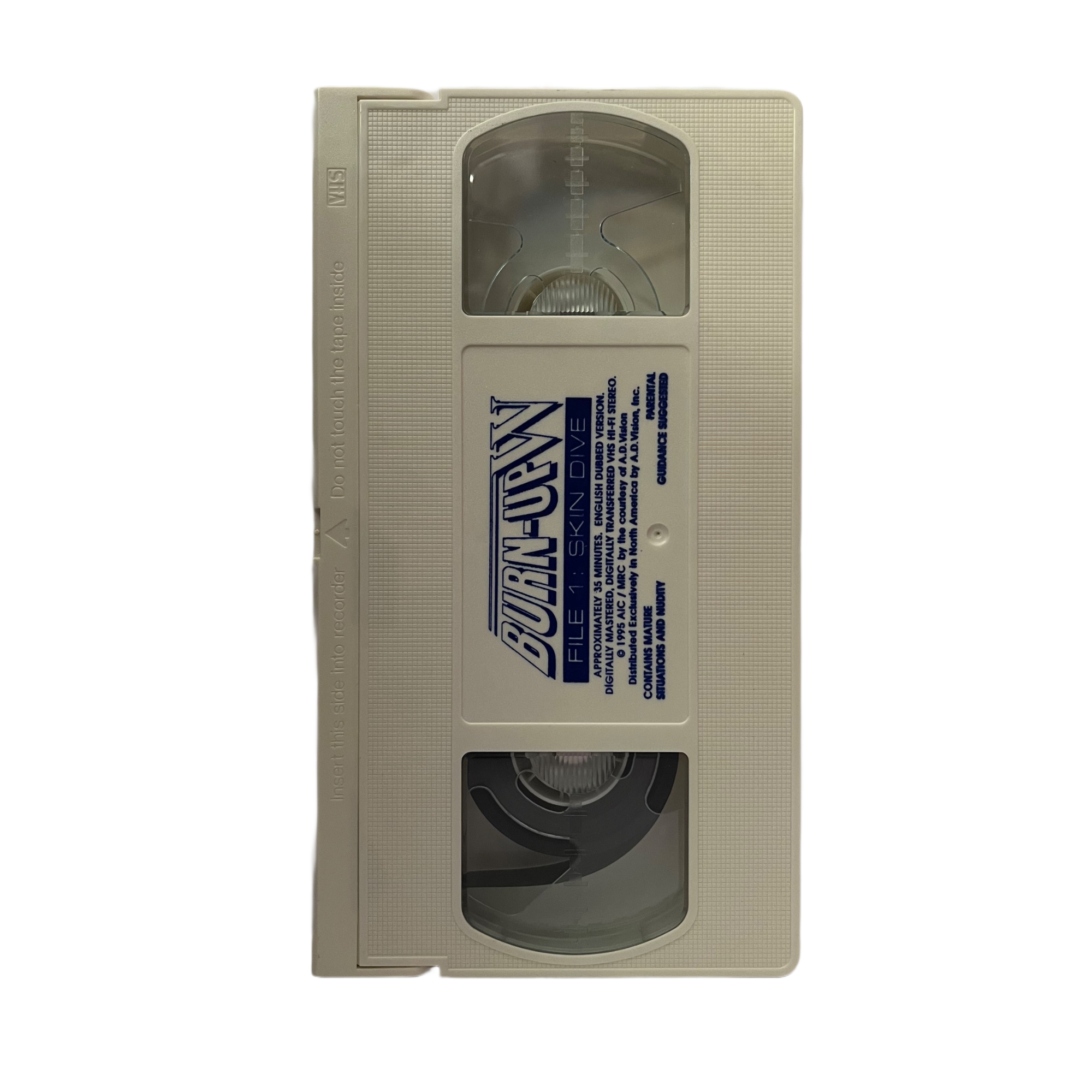 Burn Up W: File 1 VHS Tape