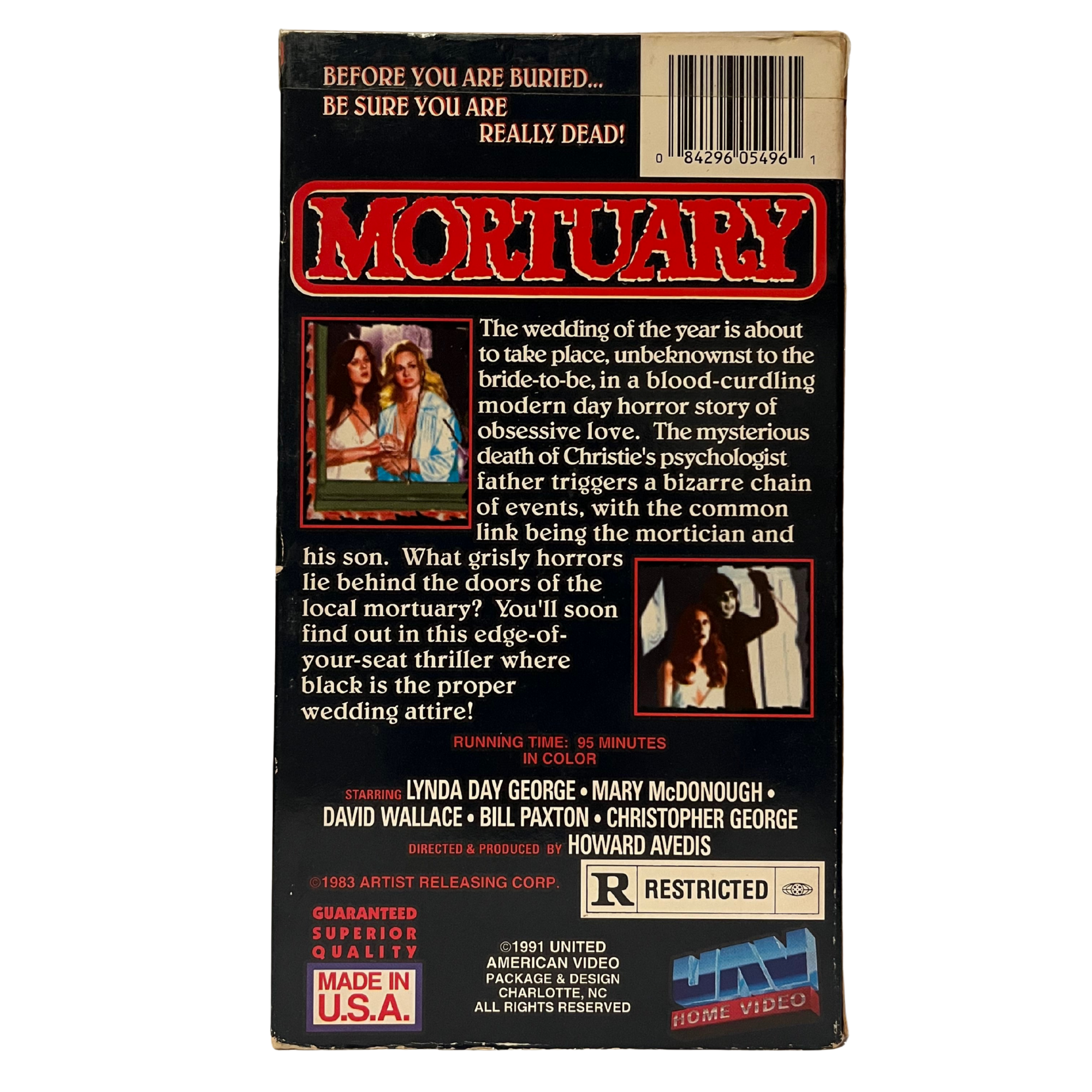 Mortuary VHS Tape