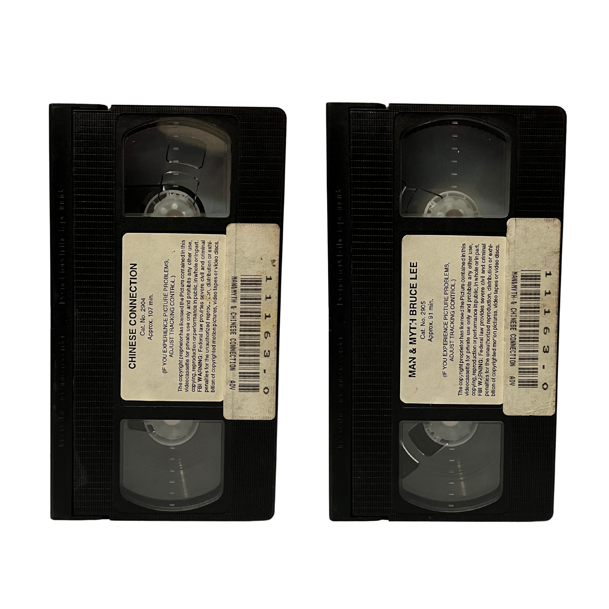 Bruce Lee Two VHS Tape Set