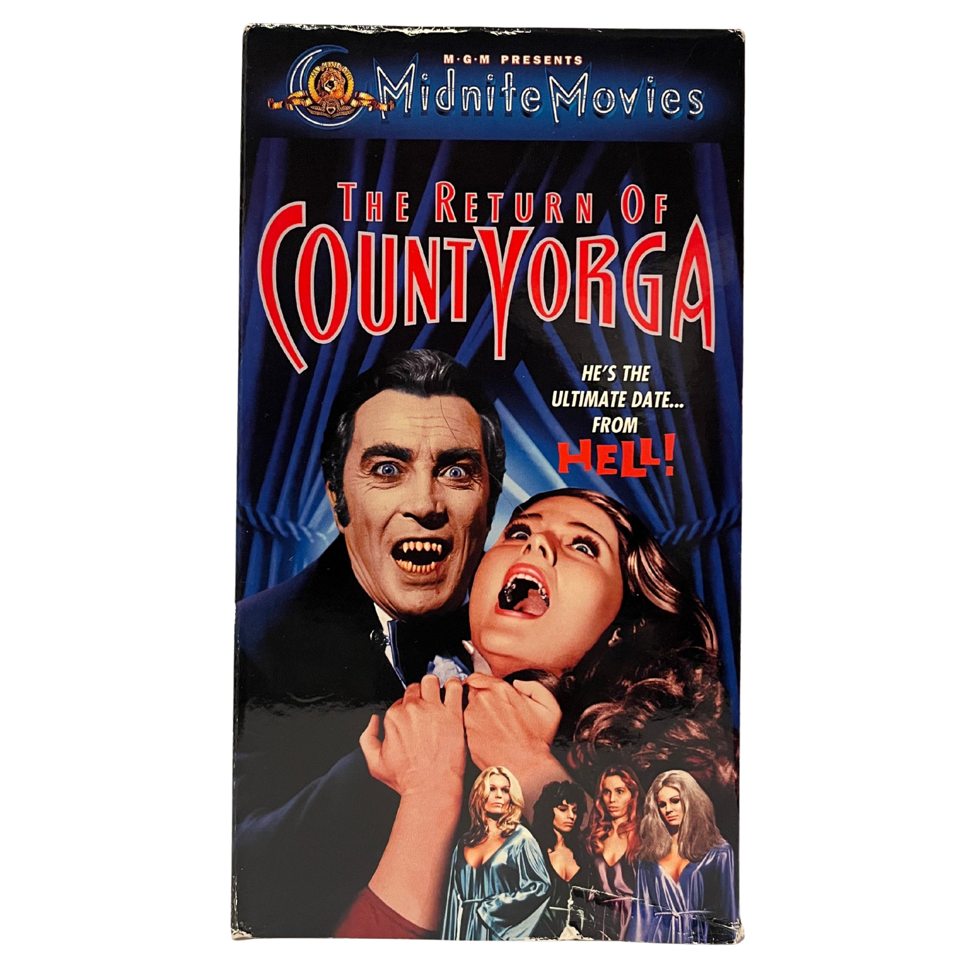 The Return of Count Yorga VHS Tape