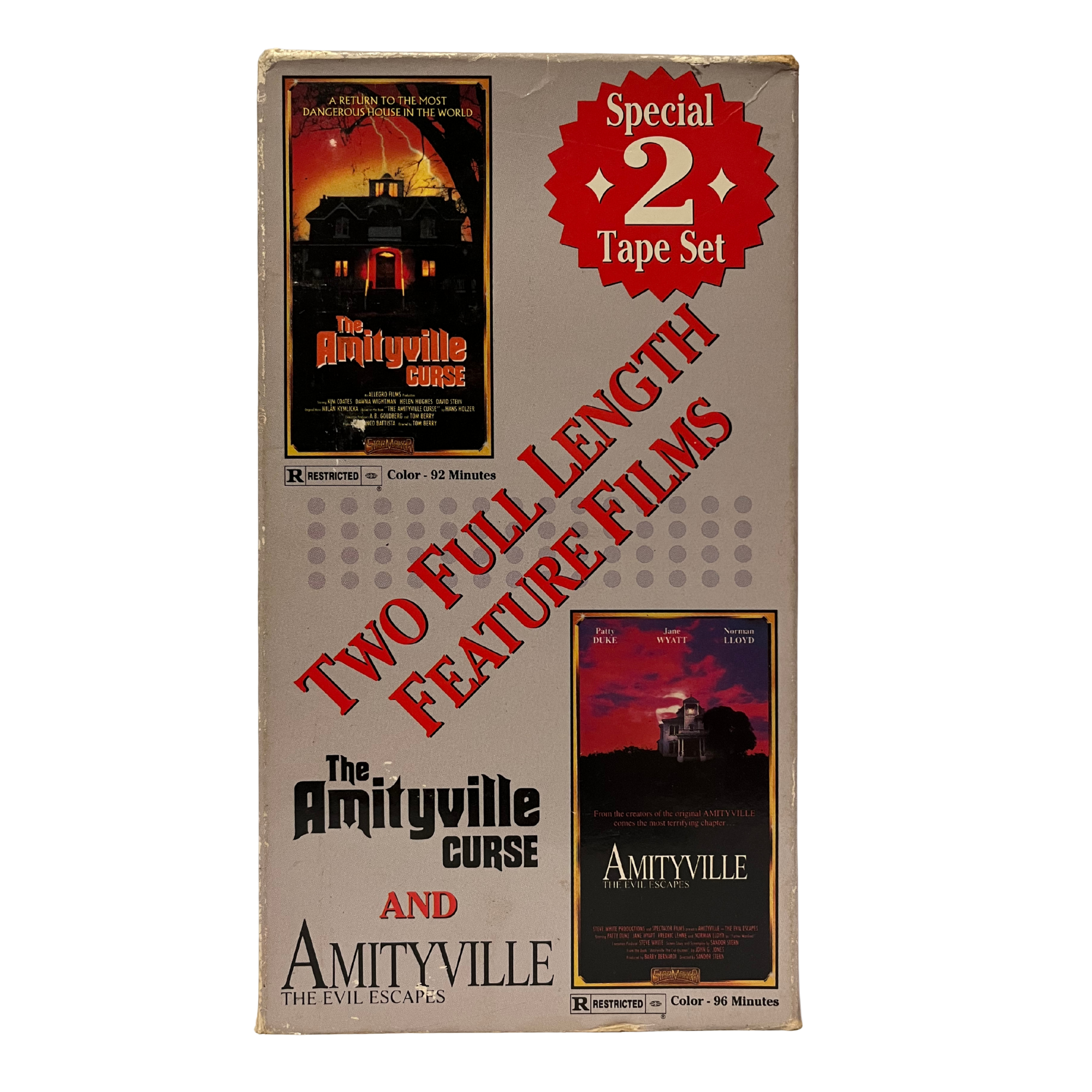 Amityville Two Tape Set VHS Tapes