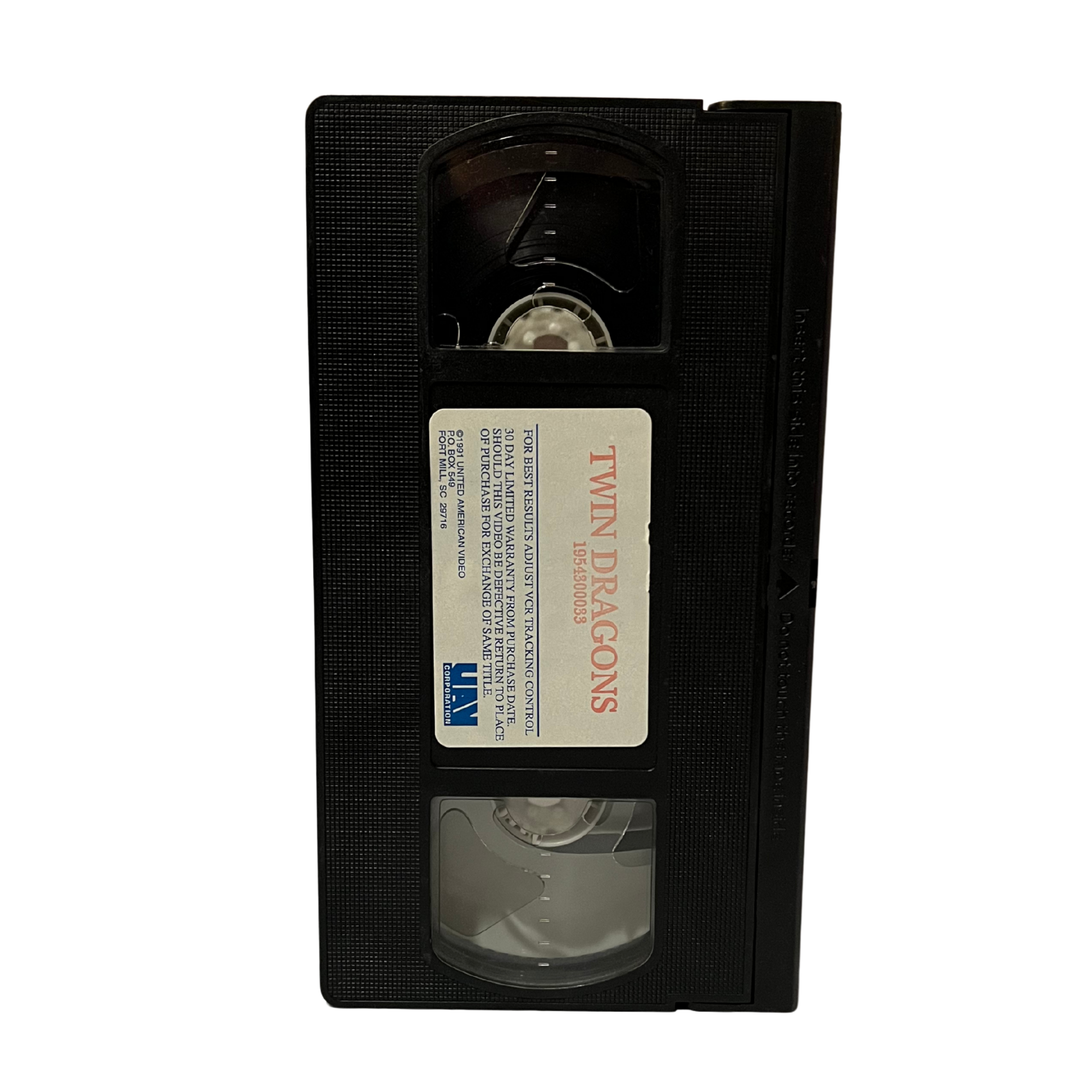 Twin Dragons VHS Tape