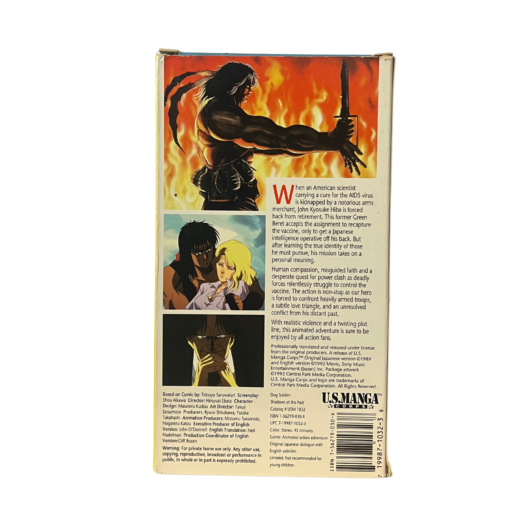 Dog Soldier: Shadows of the Past VHS Tape