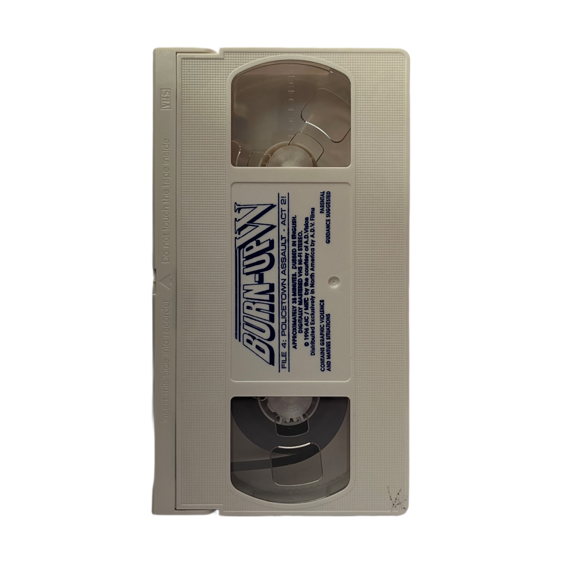 Burn Up W: File 4 VHS Tape