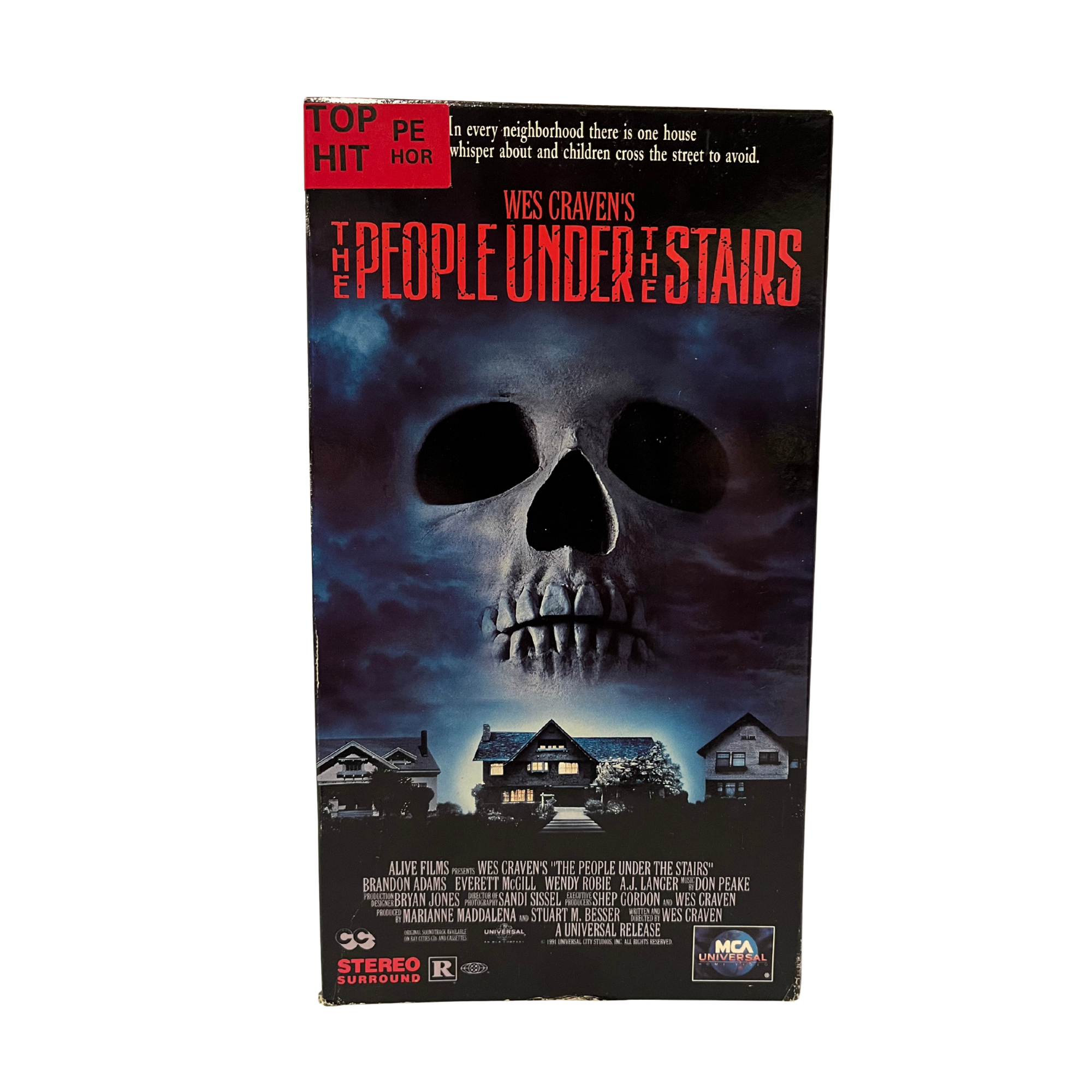 People Under The Stairs VHS Tape