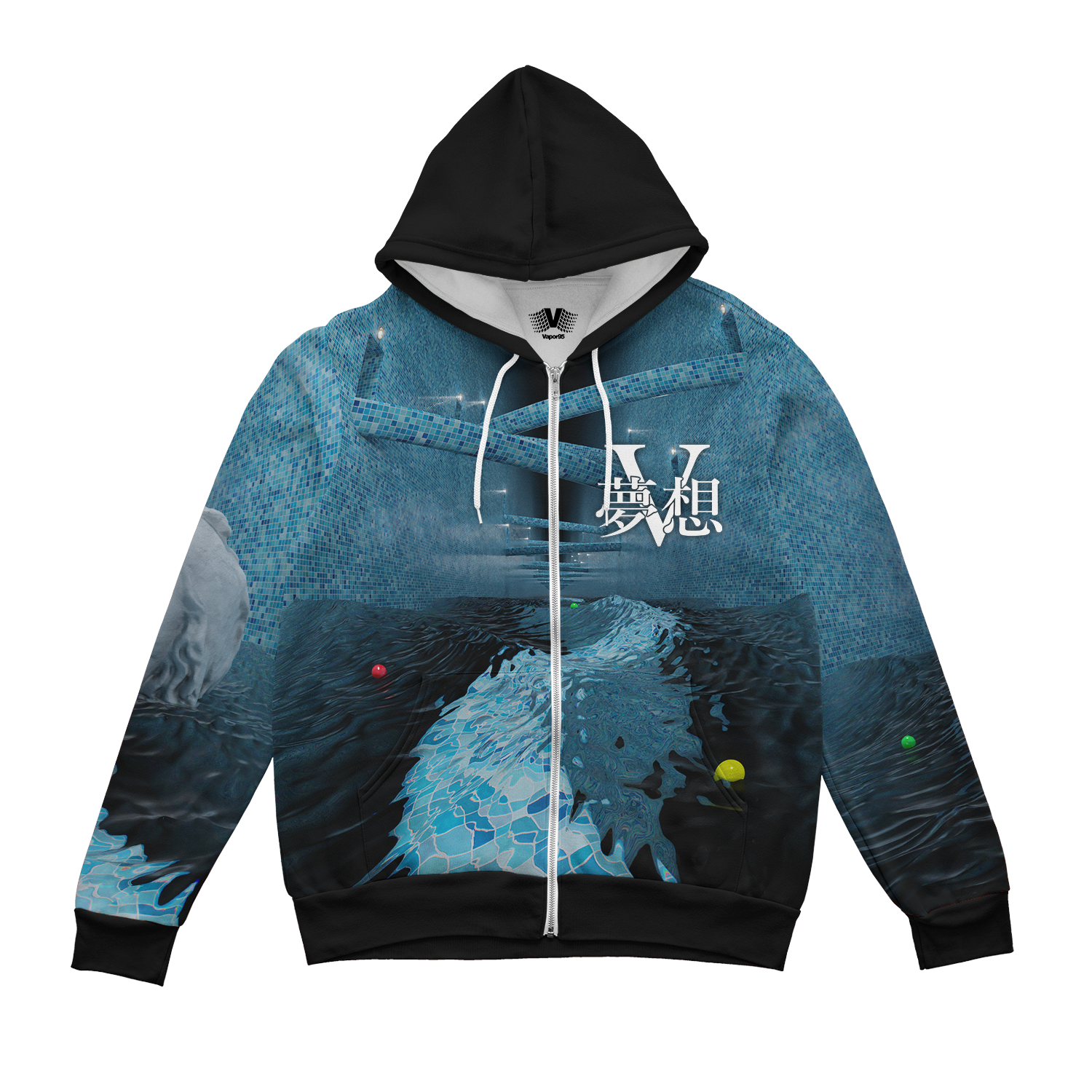 Aphrodite's Path Zip Up Hoodie