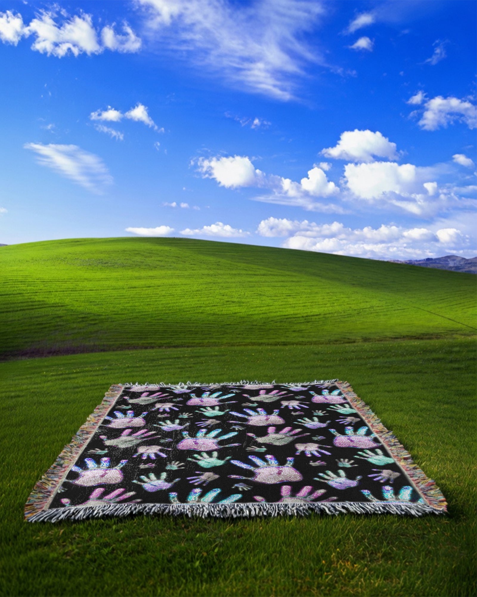 Analog Touch Woven Blanket