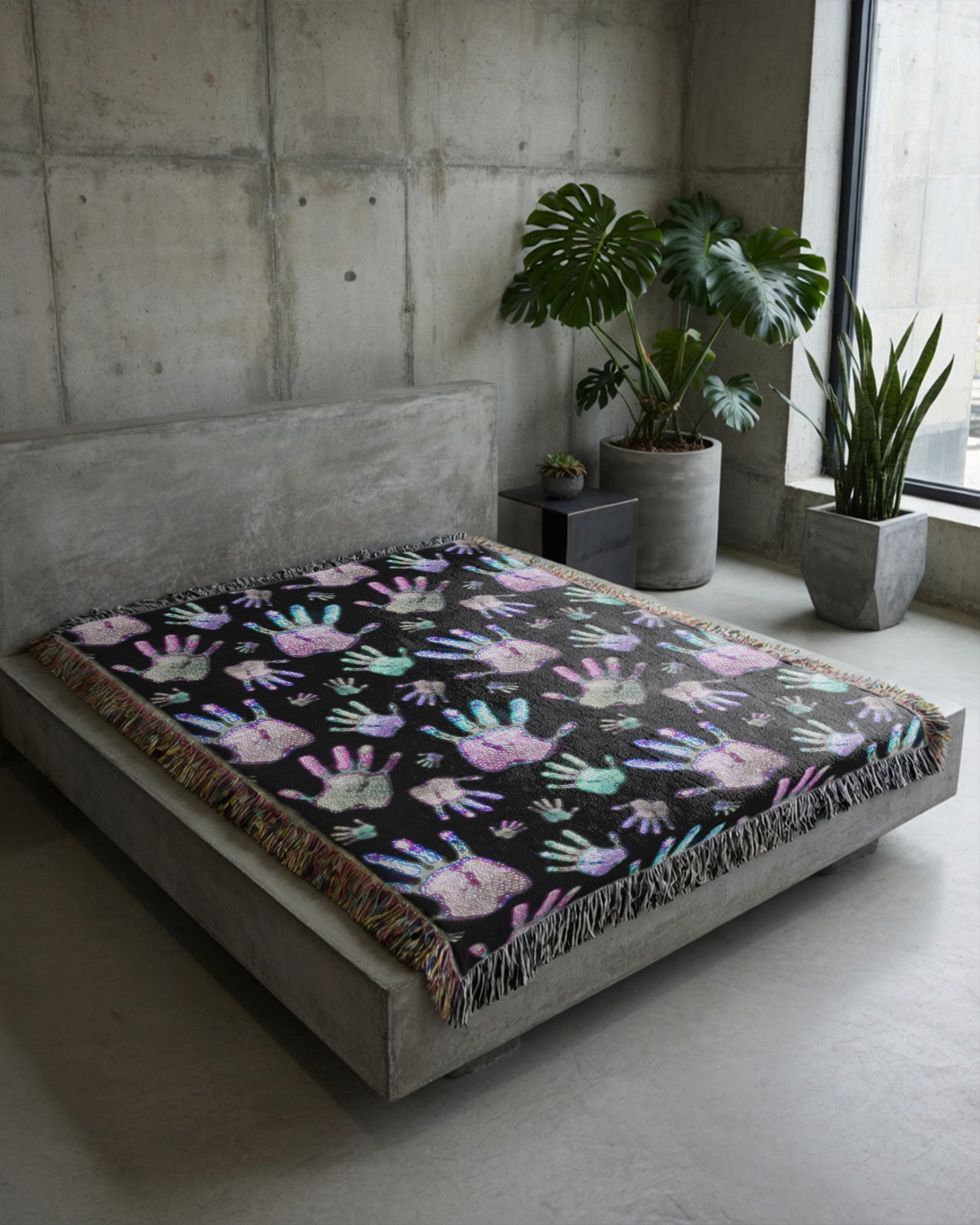 Analog Touch Woven Blanket