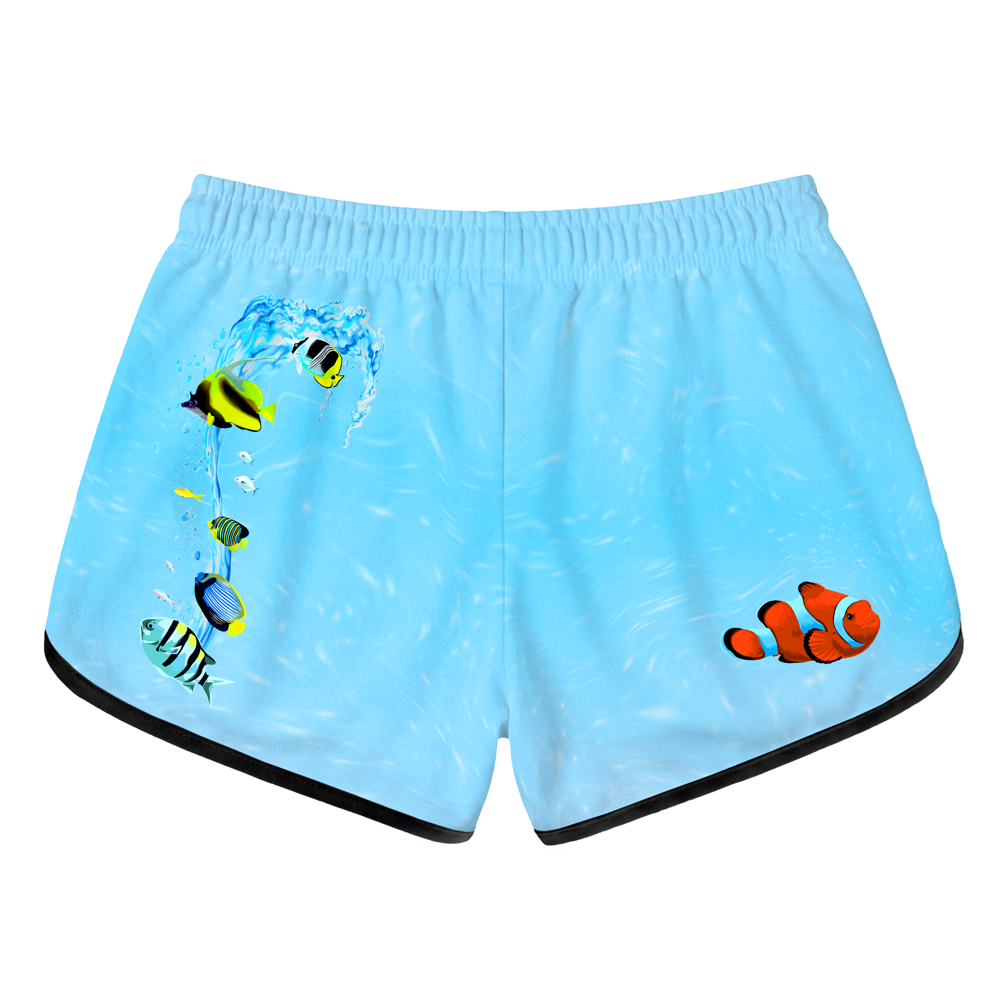 Aqua Terminal Retro Shorts