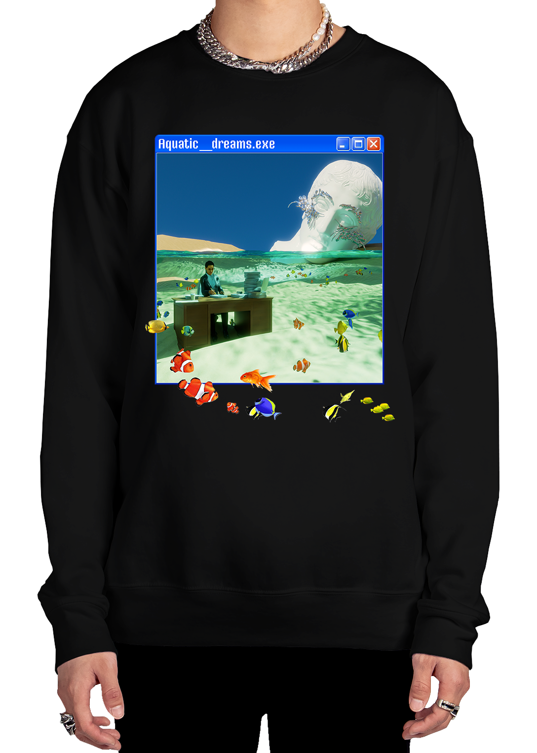 Aquatic Dreams Sweatshirt - Aquatic Dreams b Sweatshirt Man-product-mockup.png