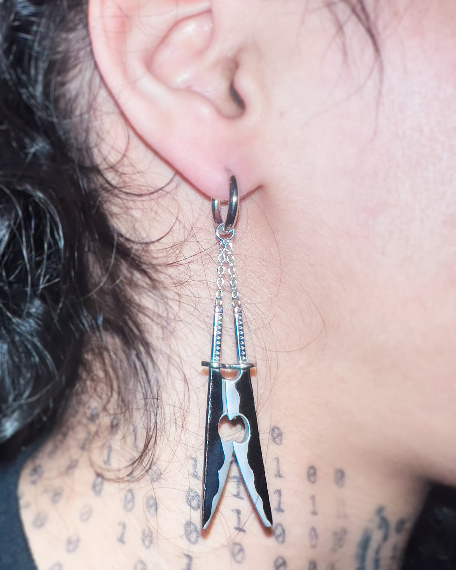 Dual Cleaver Earring