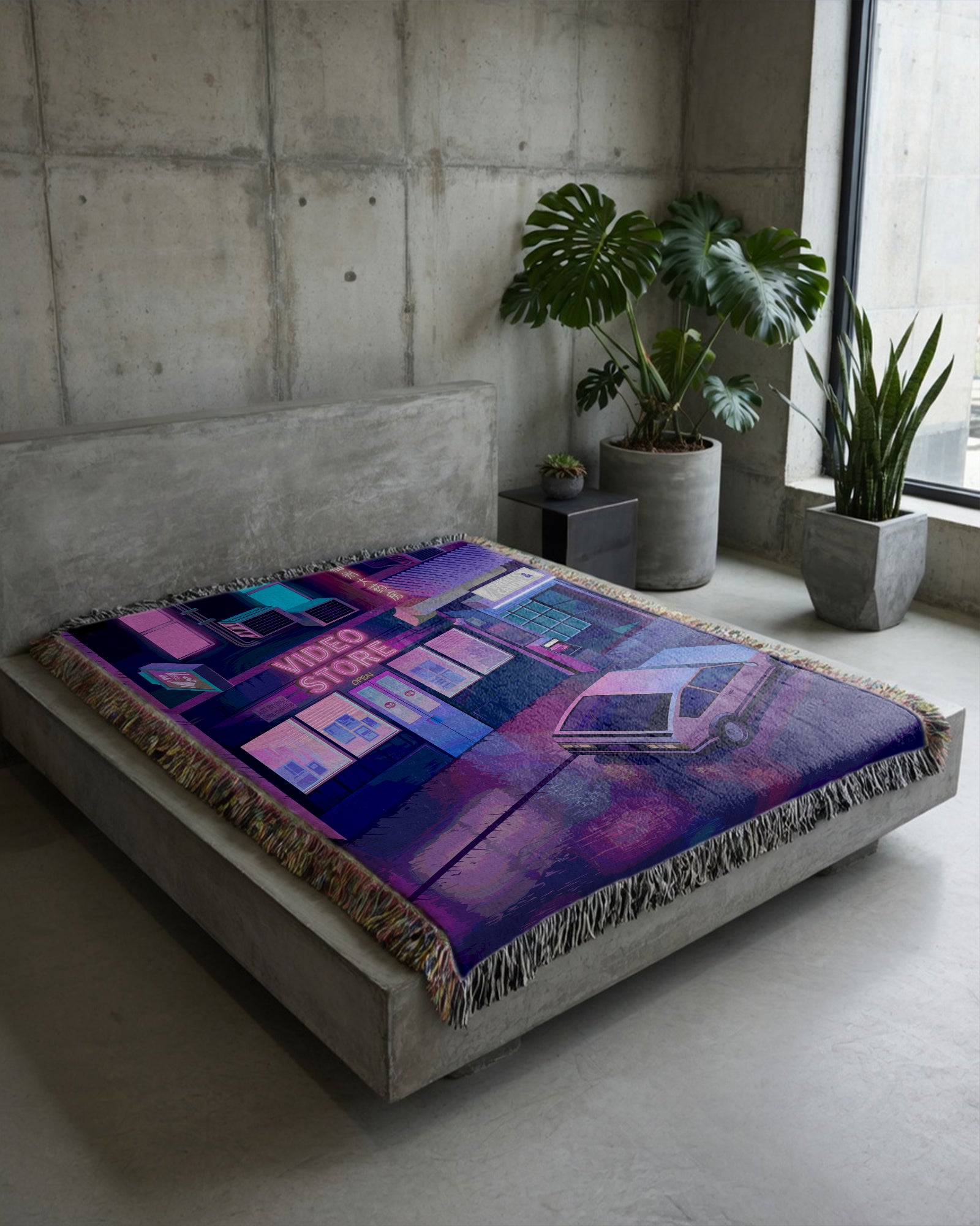 Be Kind Rewind Woven Blanket