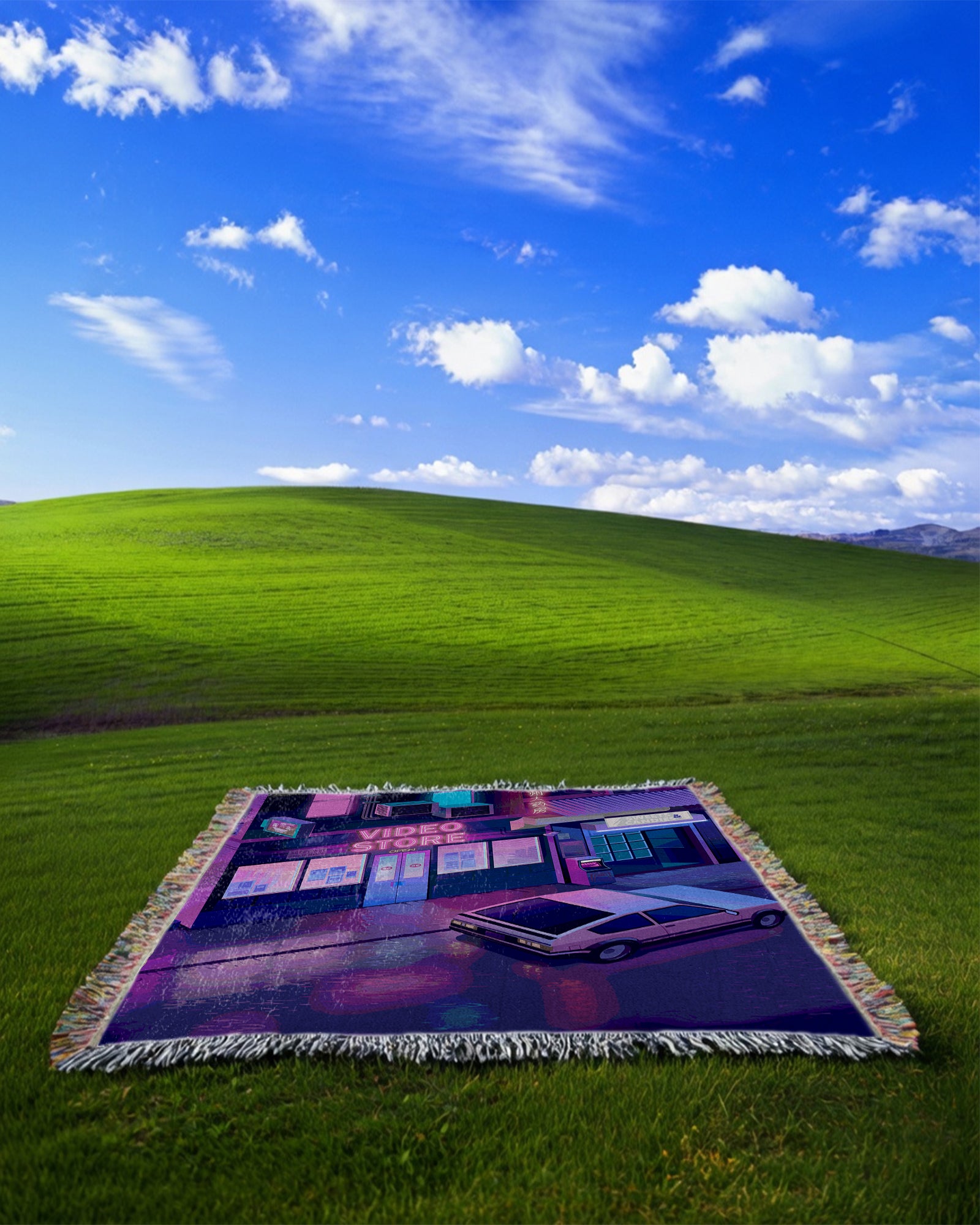 Be Kind Rewind Woven Blanket