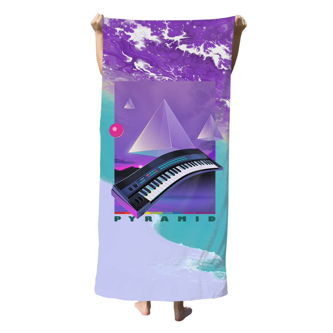 Frequency Modulation Beach Towel